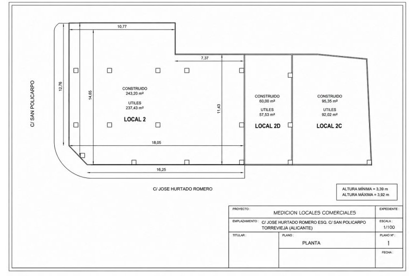 Återförsäljning - Commercial Unit -
Torrevieja - El Acequión - Los Náufragos