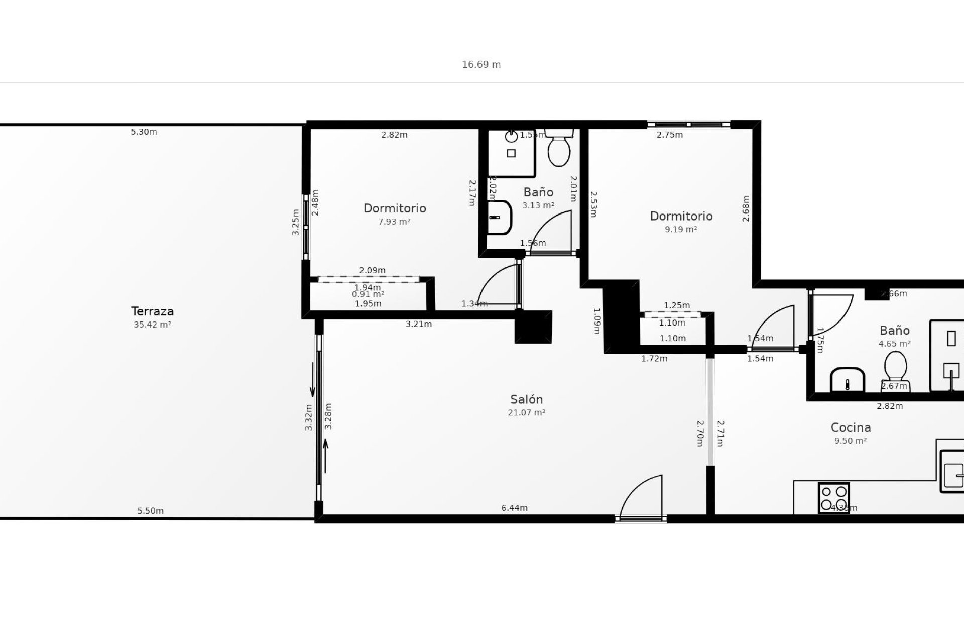 Långtidsuthyrning - Apartment -
Orihuela Costa - Villamartin