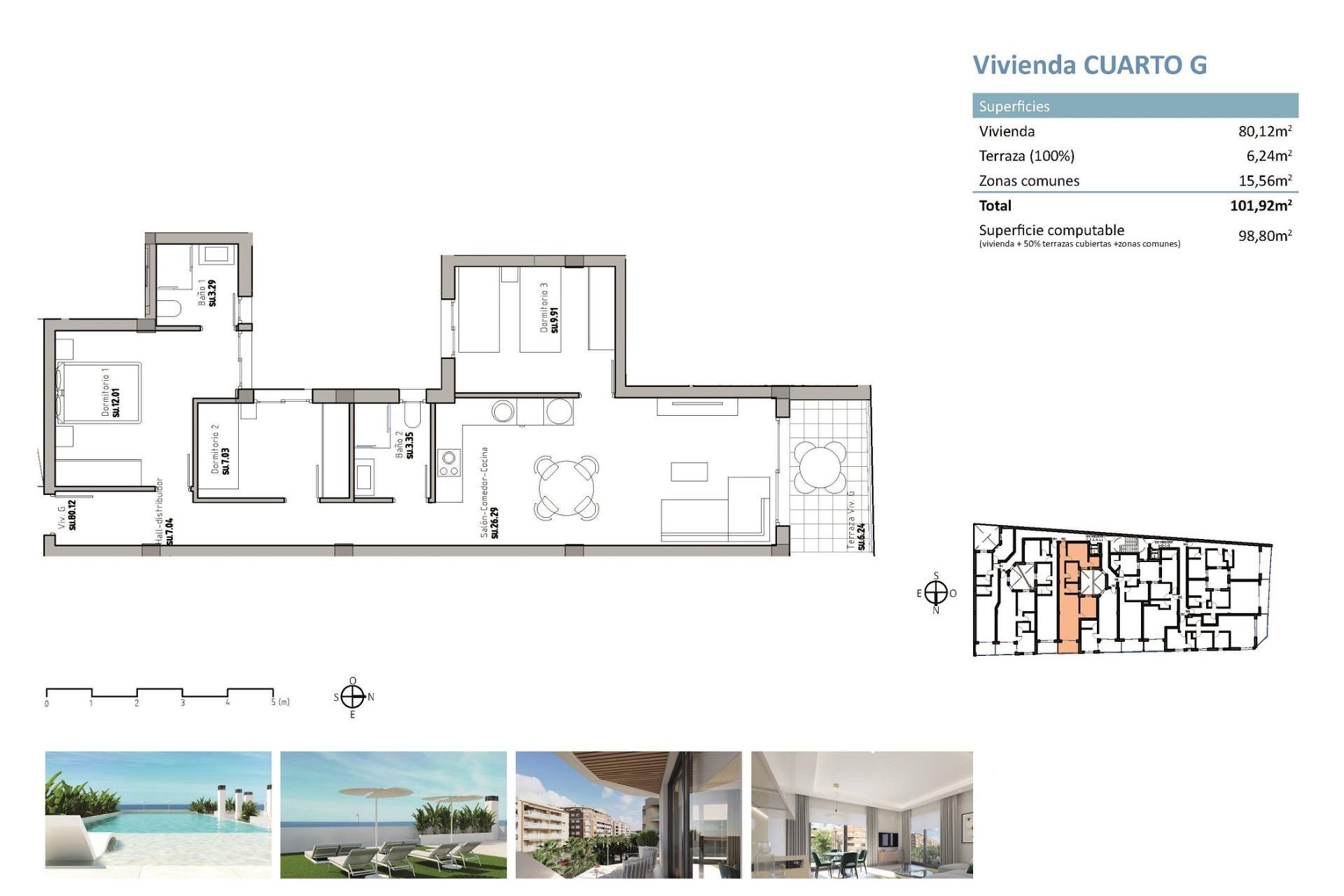 New Build - Apartment -
Guardamar del Segura - Pueblo