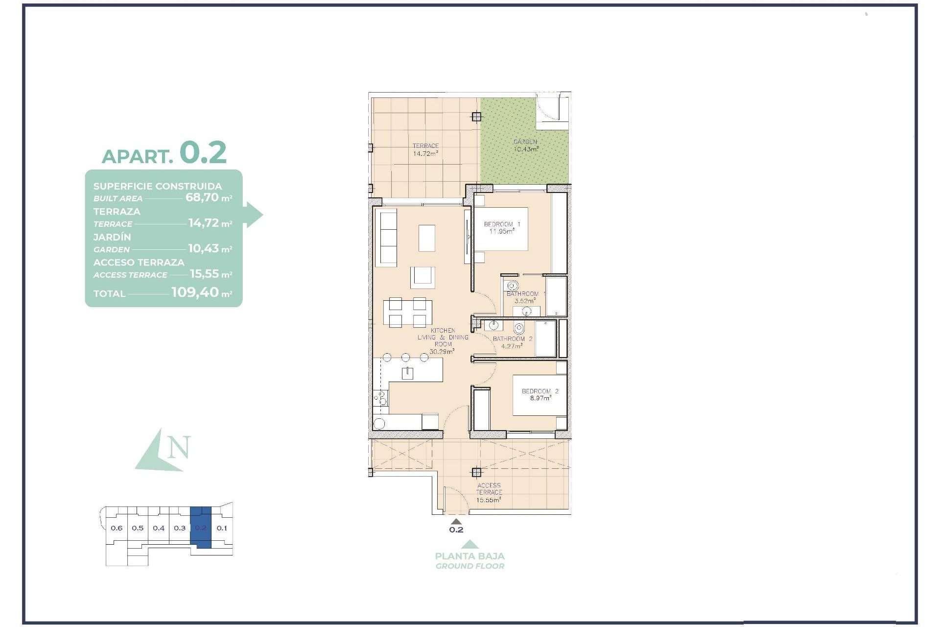 New Build - Apartment -
Los Alcázares - Serena Golf