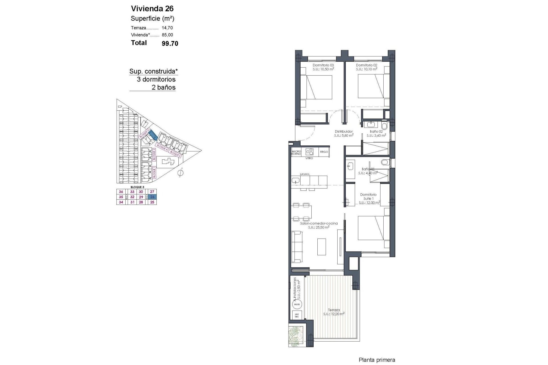 New Build - Apartment -
Los Alcázares - Serena Golf