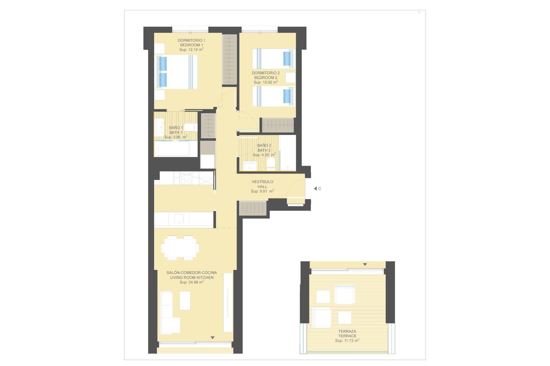 New Build - Apartment -
Orihuela Costa - Campoamor