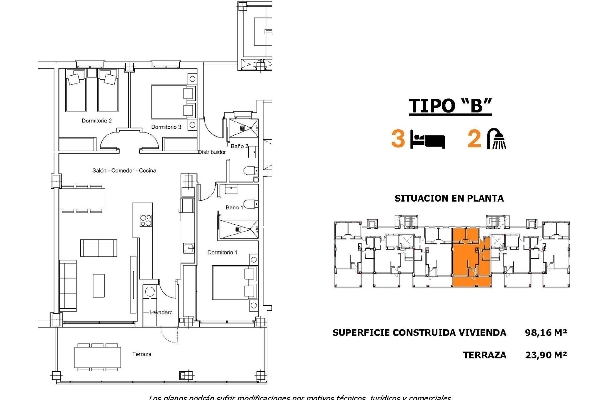 New Build - Apartment -
San Miguel - Pueblo