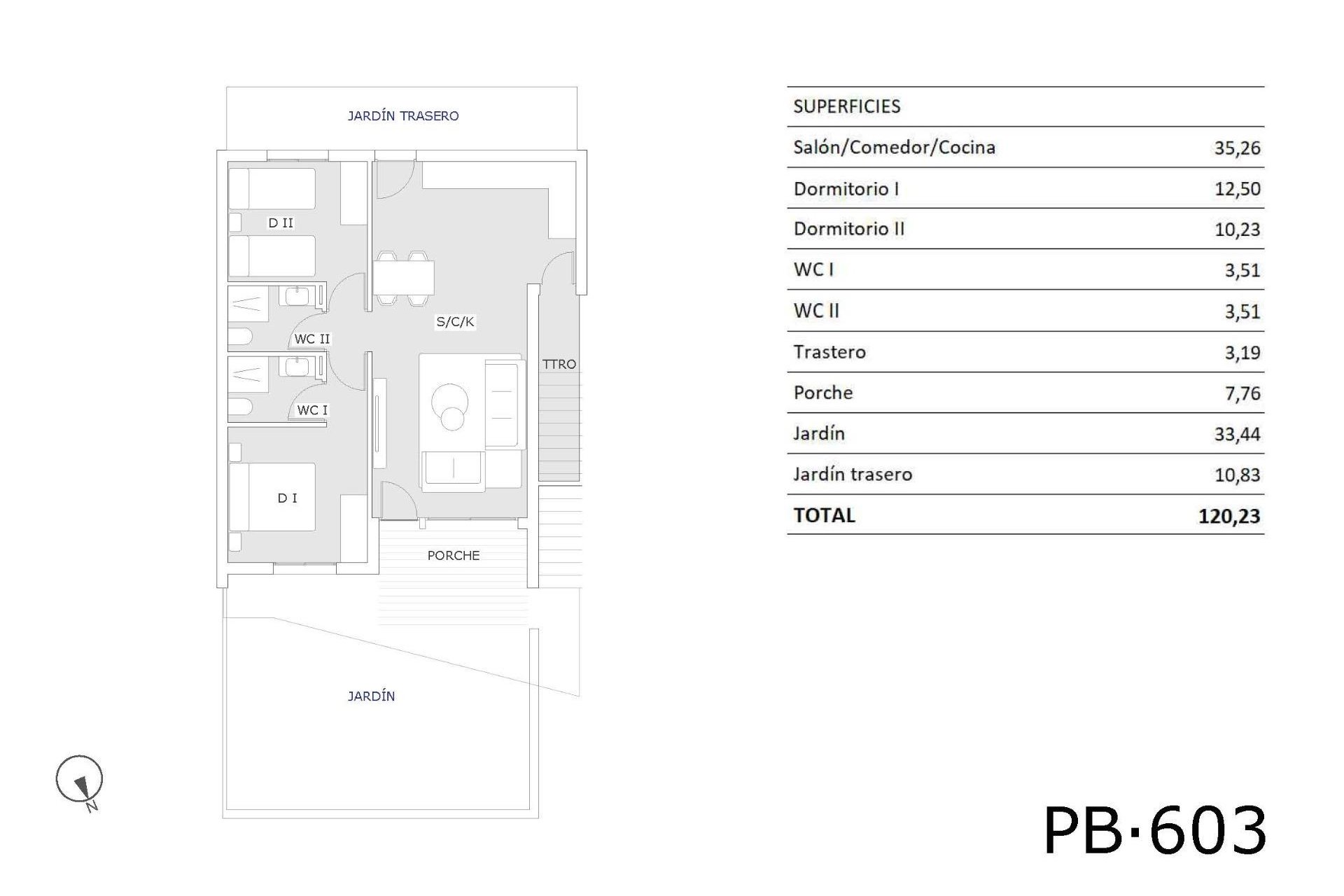 New Build - Bungalow -
San Miguel - Pueblo