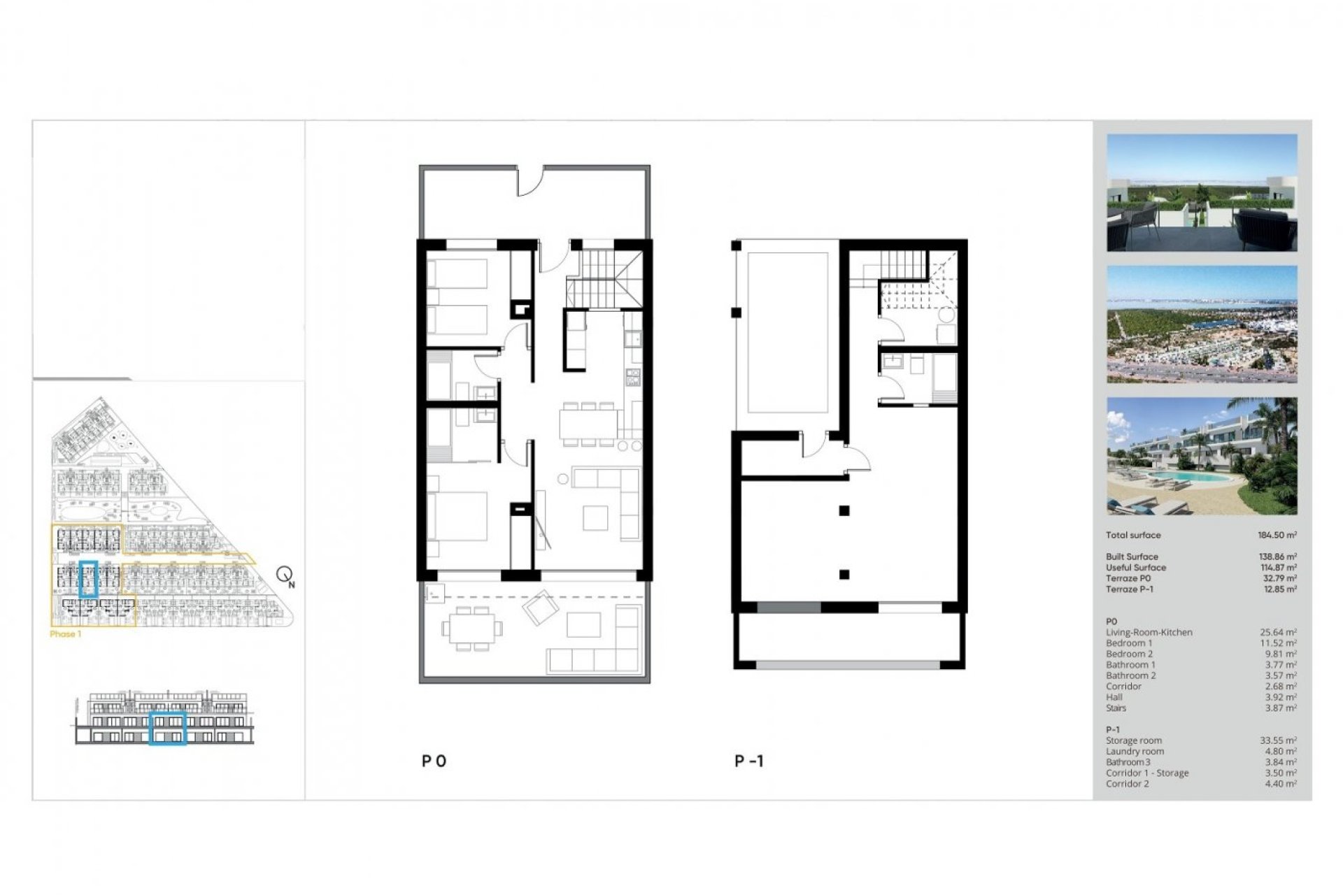 New Build - Bungalow -
Torrevieja - Lago jardin