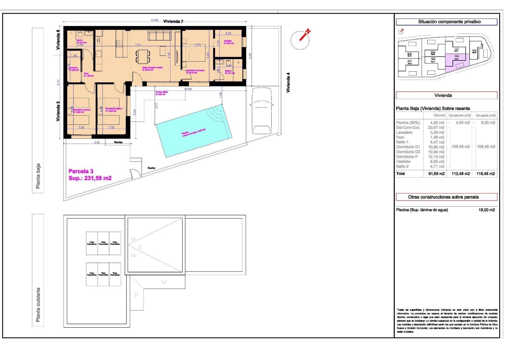 New Build - Quad House -
Daya Nueva - Center