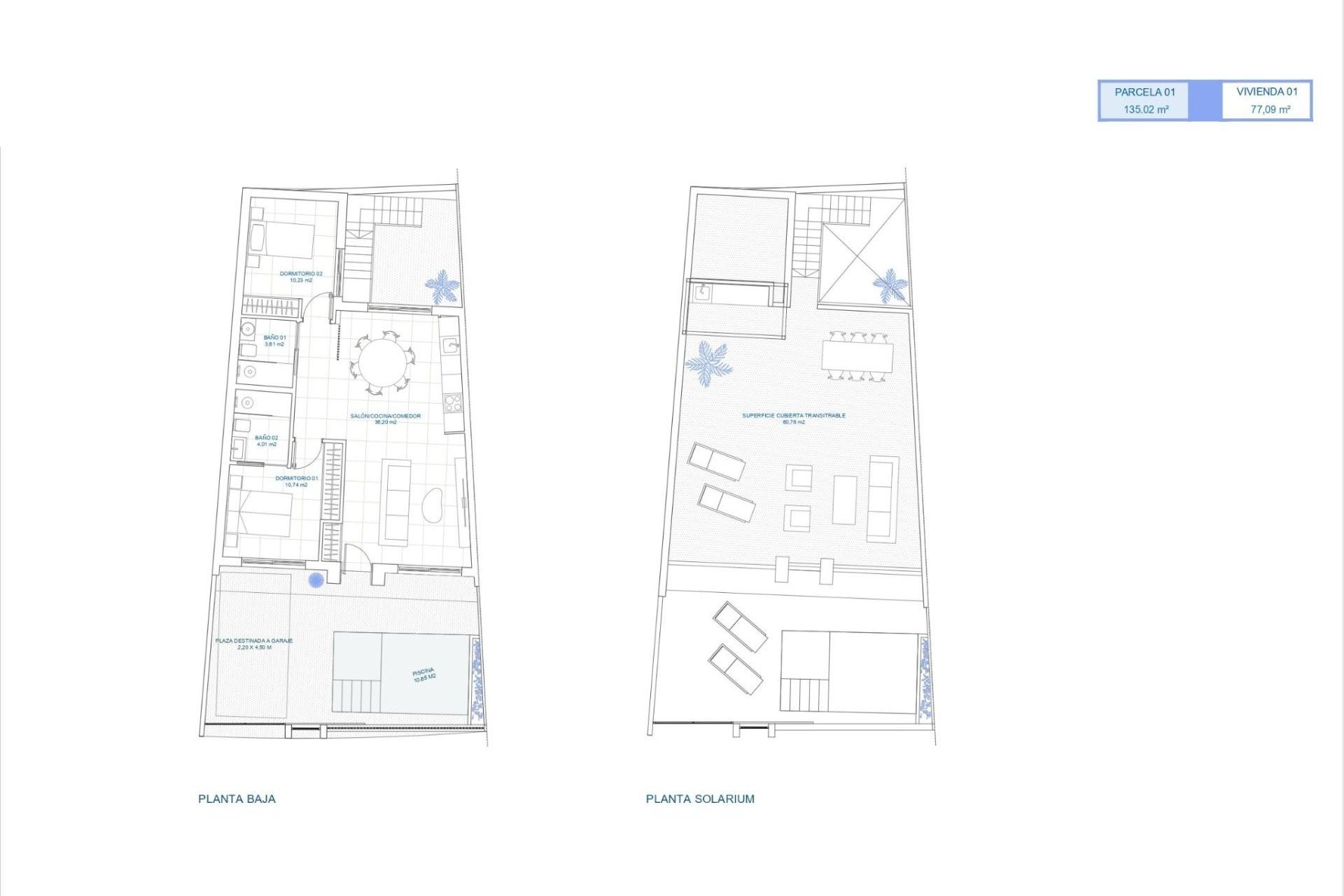 New Build - Townhouse -
Torre - Pacheco - El Alba