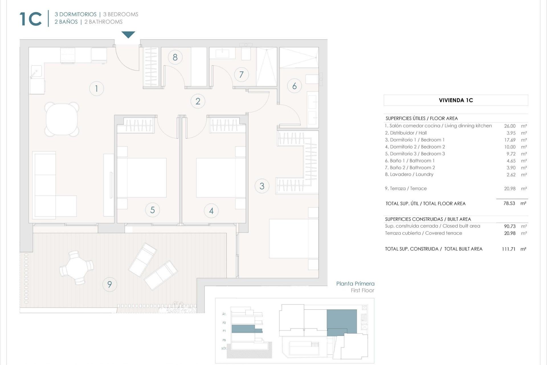 Nyproduktion - Apartment -
Benijofar - Pueblo