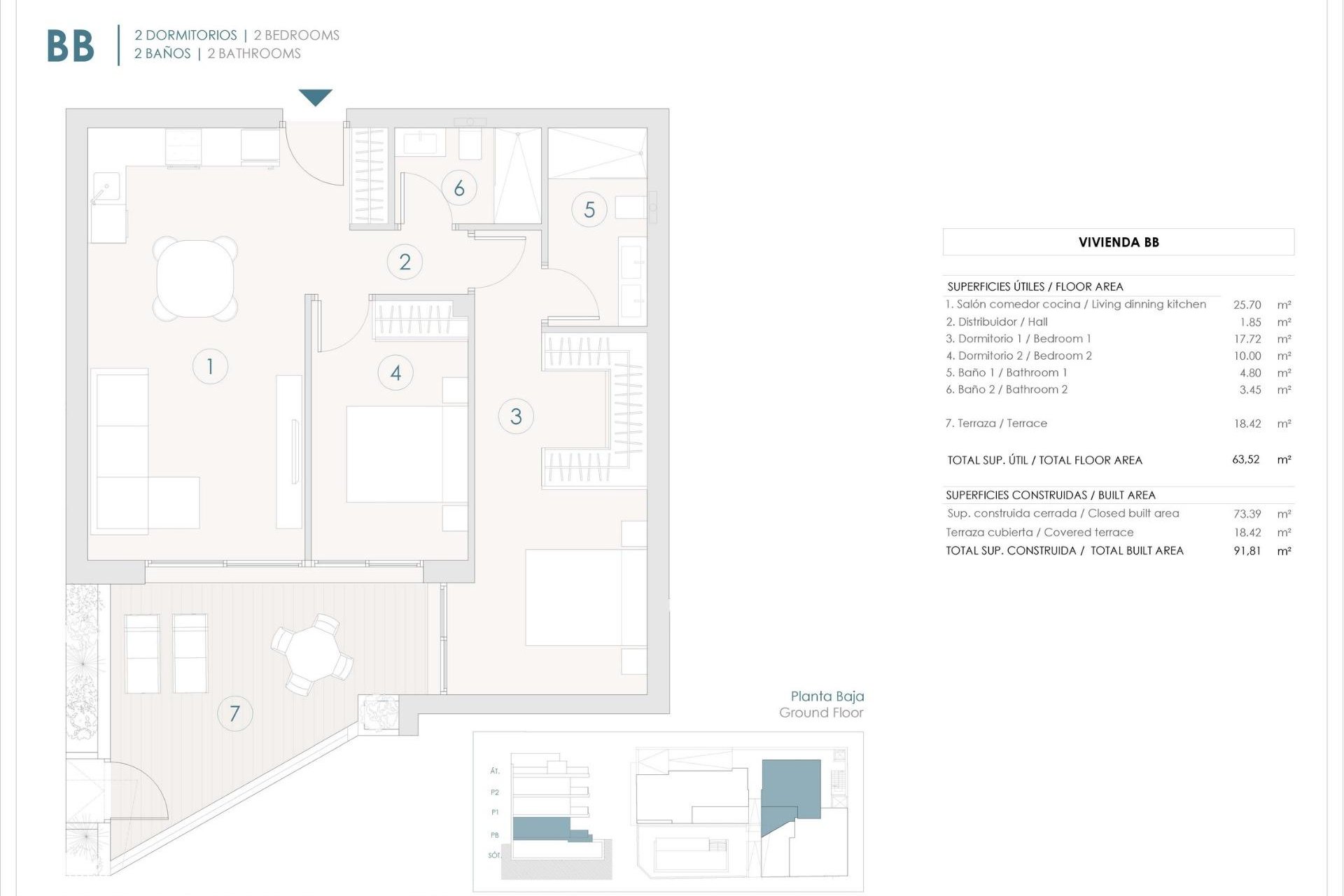 Nyproduktion - Apartment -
Benijofar - Pueblo