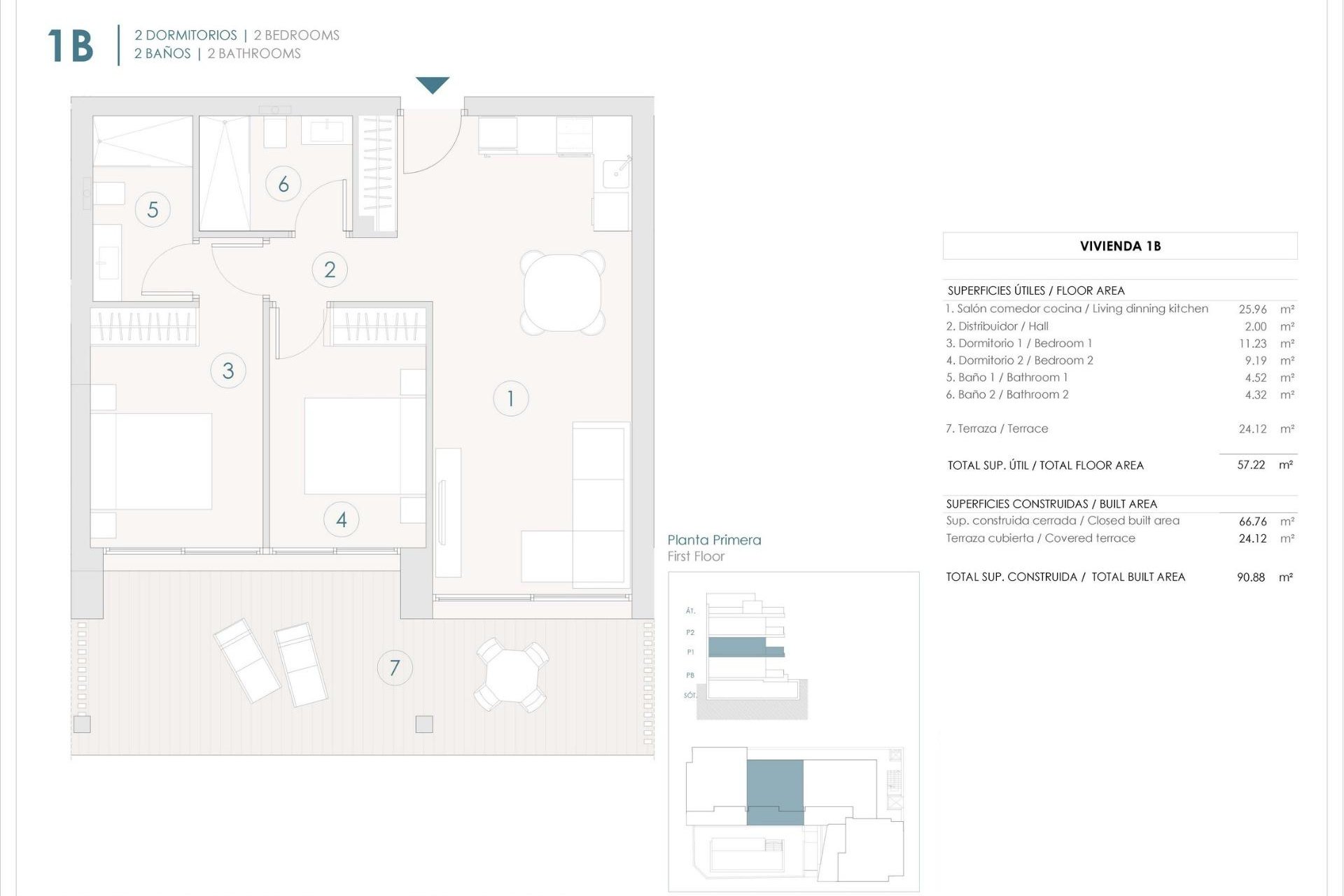 Nyproduktion - Apartment -
Benijofar - Pueblo