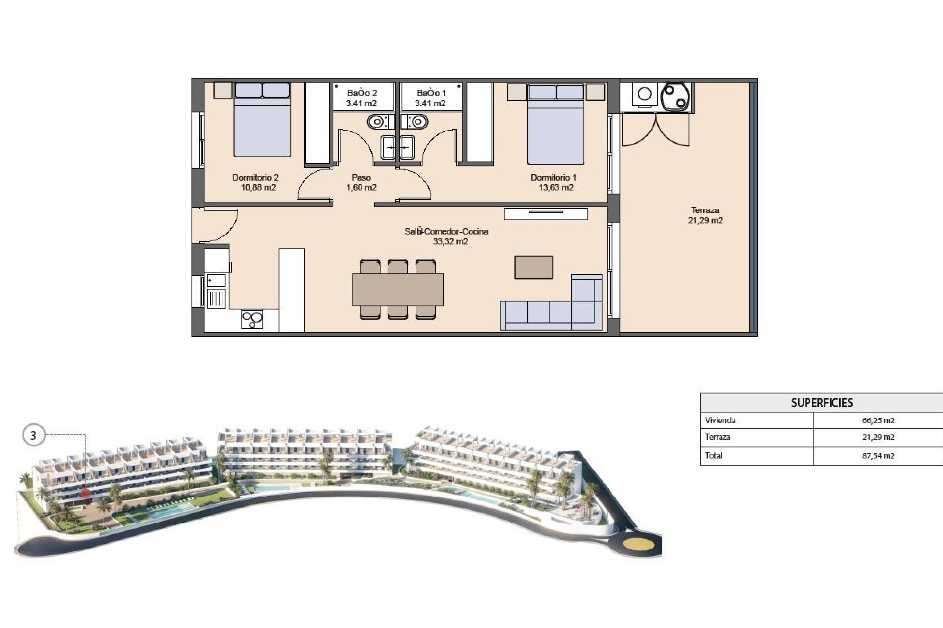 Nyproduktion - Apartment -
Finestrat - Balcón De Finestrat