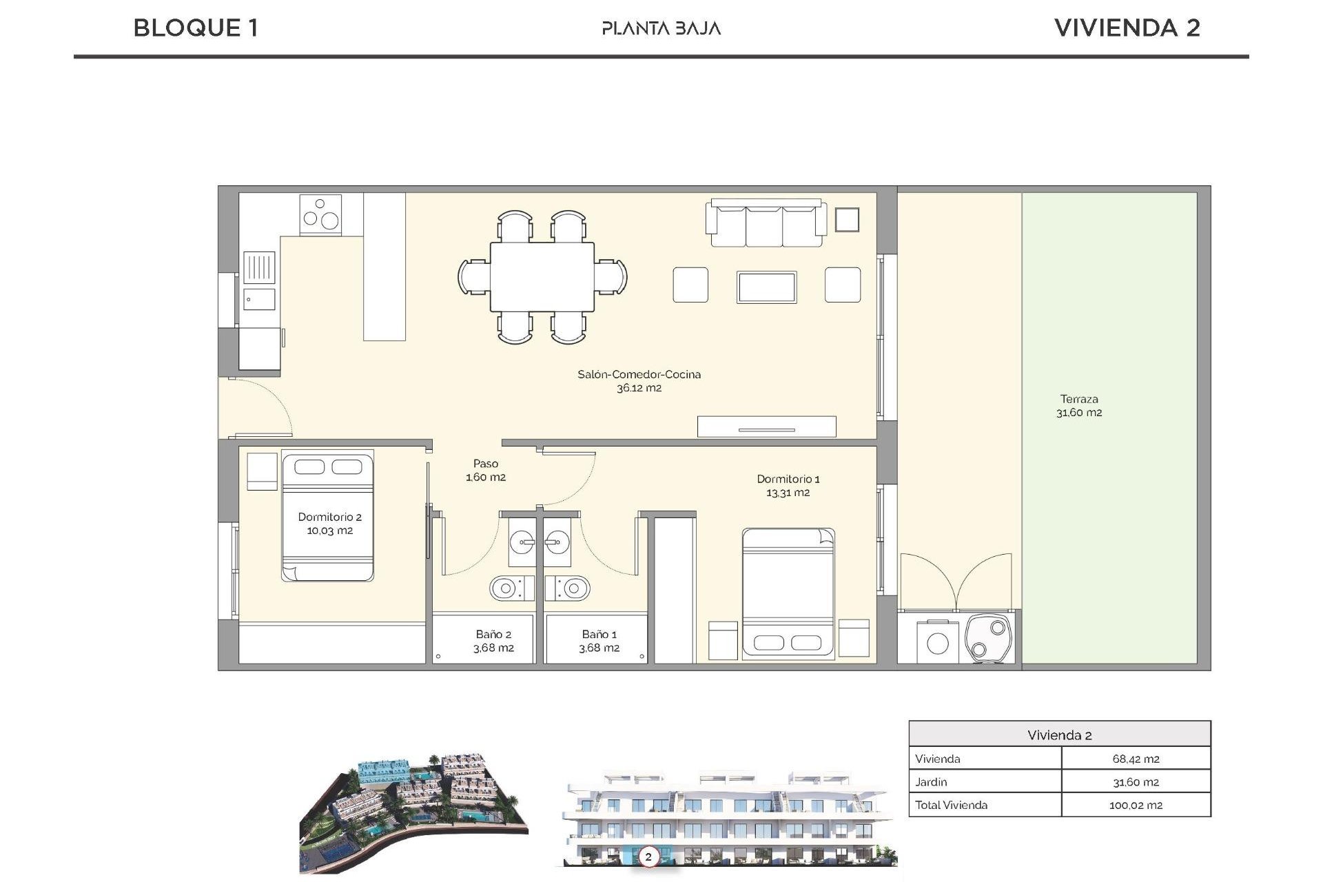 Nyproduktion - Apartment -
Finestrat - Golf Piug Campana