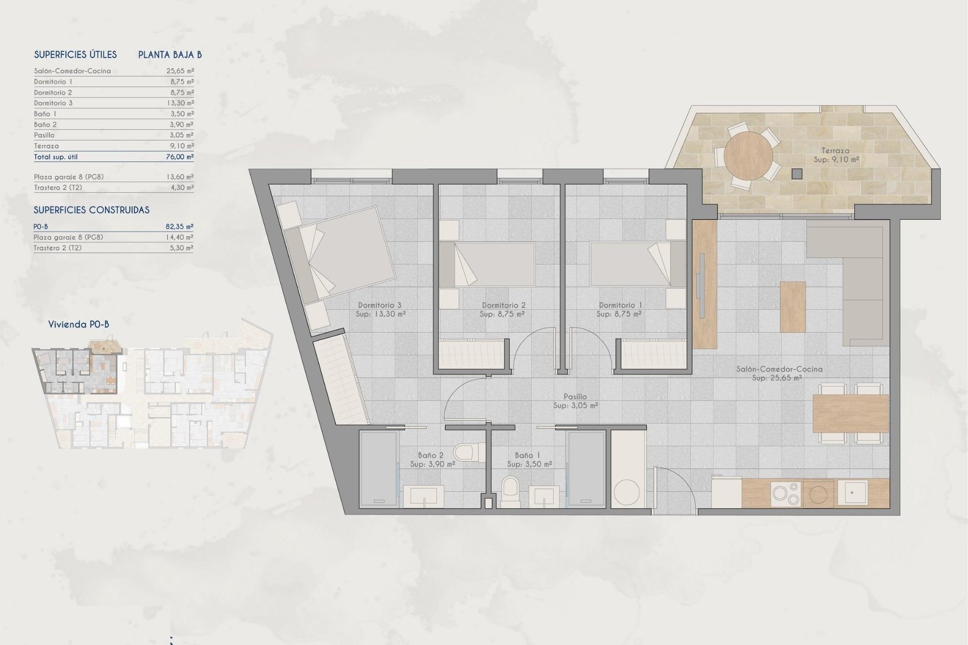 Nyproduktion - Apartment -
San Pedro del Pinatar - Lo Pagan