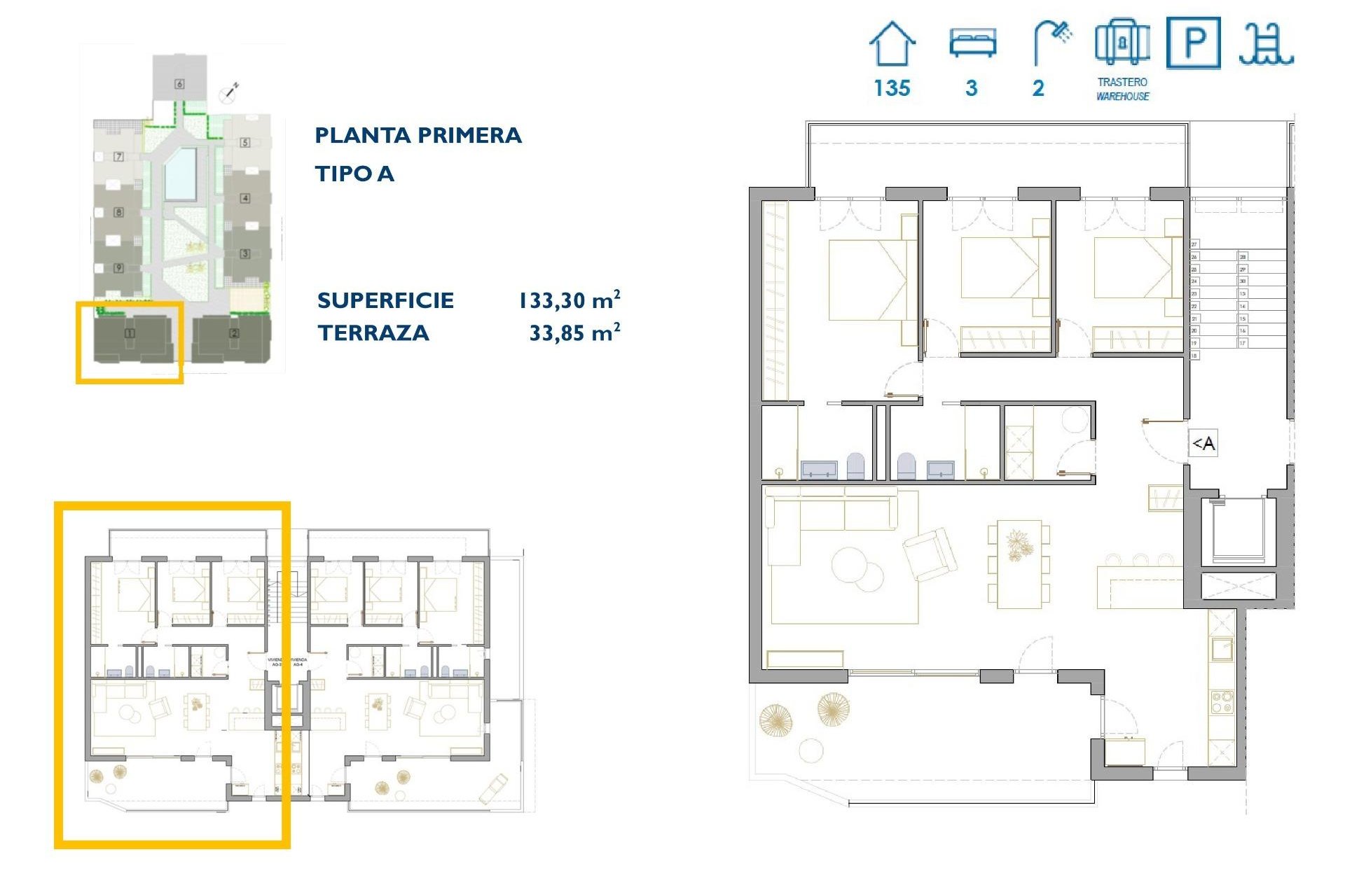 Nyproduktion - Apartment -
San Pedro del Pinatar - Pueblo