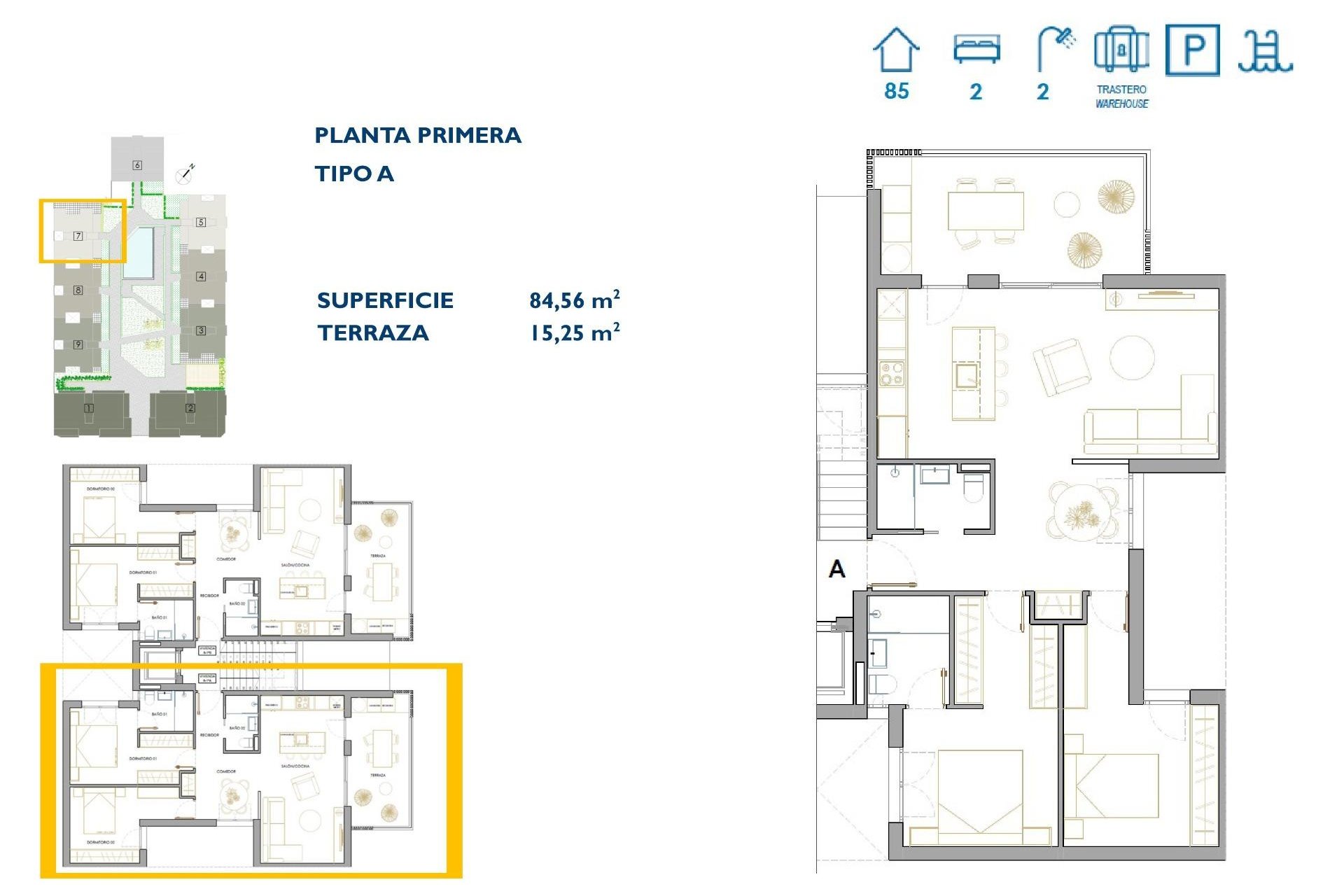 Nyproduktion - Apartment -
San Pedro del Pinatar - Pueblo