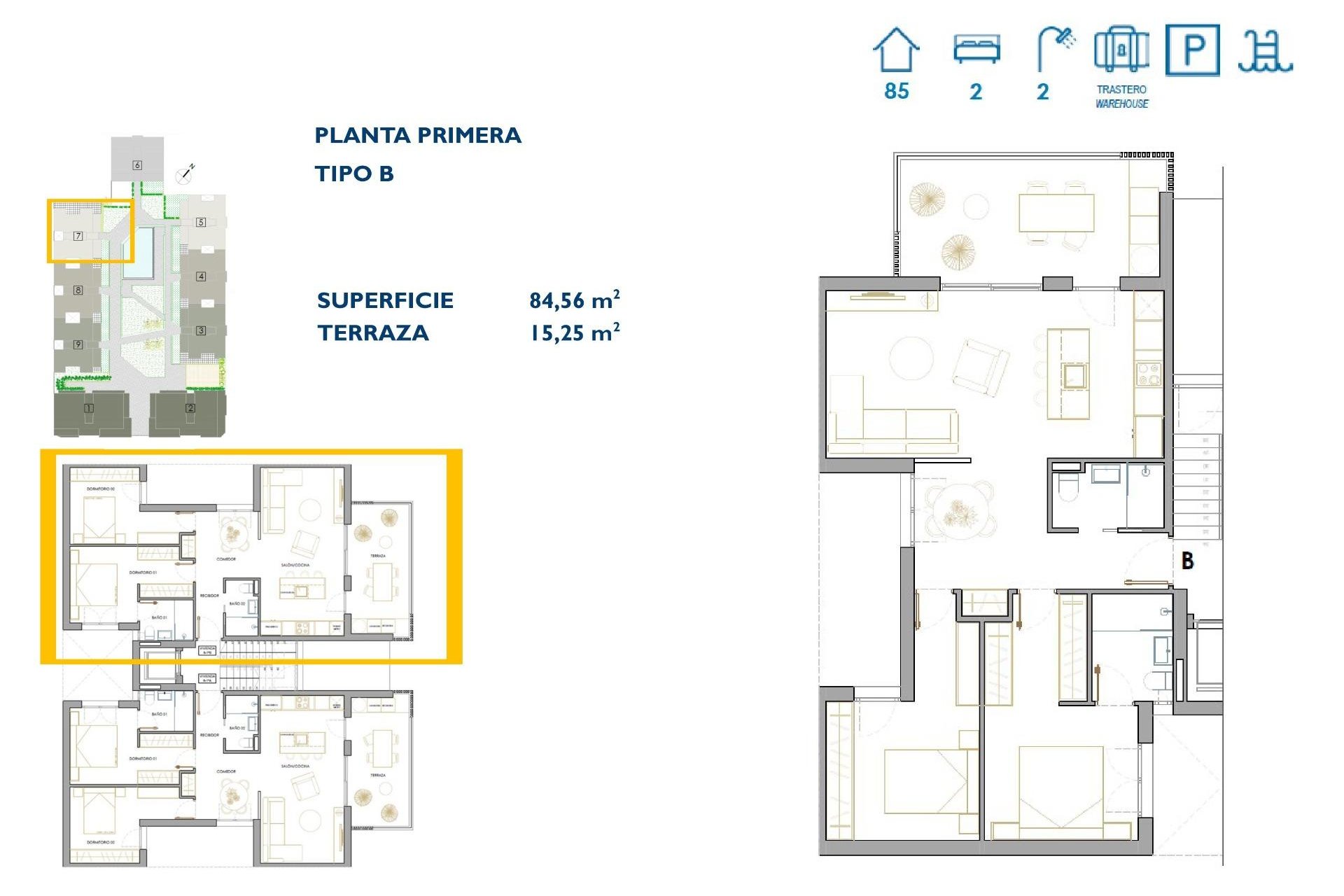 Nyproduktion - Apartment -
San Pedro del Pinatar - Pueblo