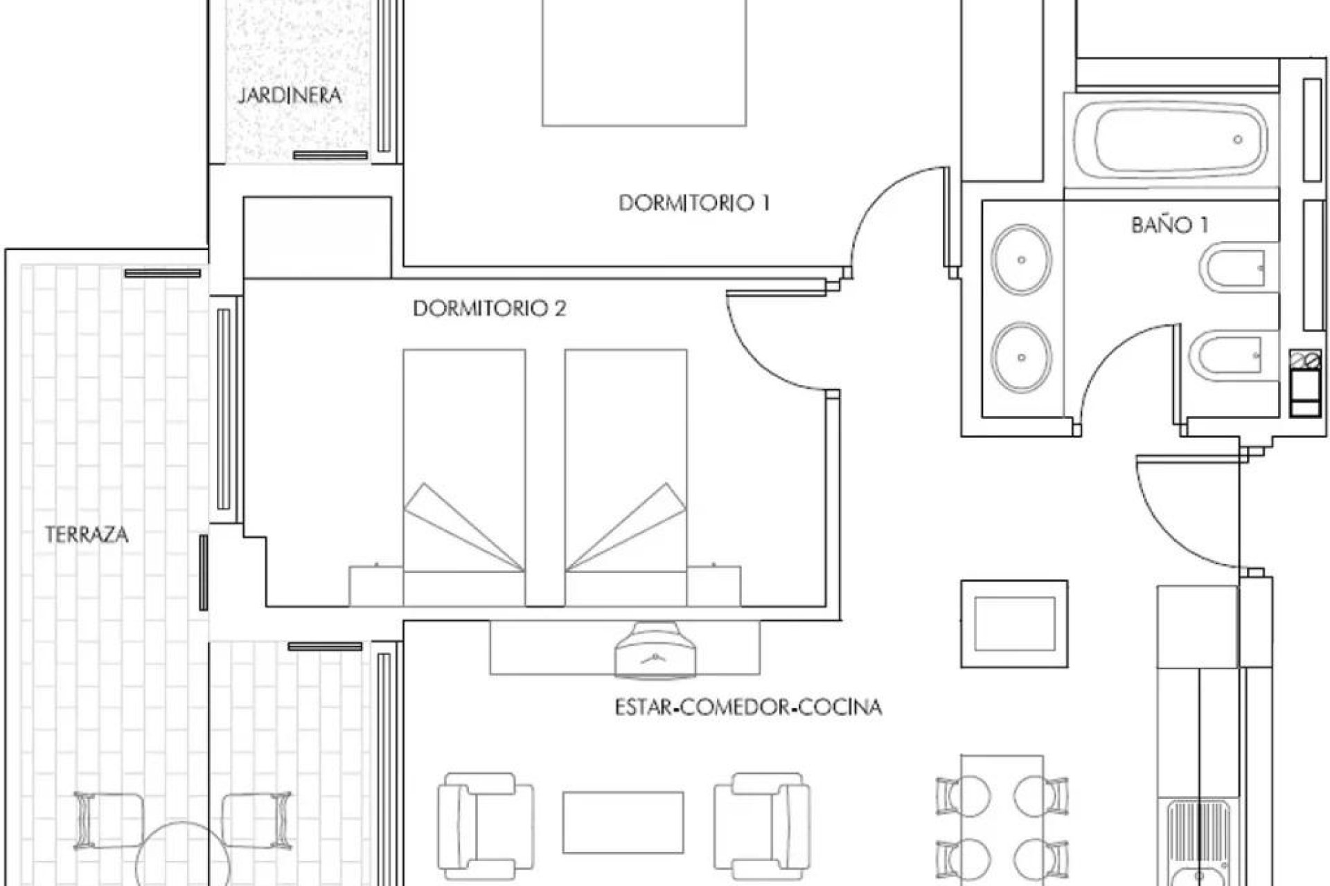 Nyproduktion - Apartment -
Vera - Puerto del Rey