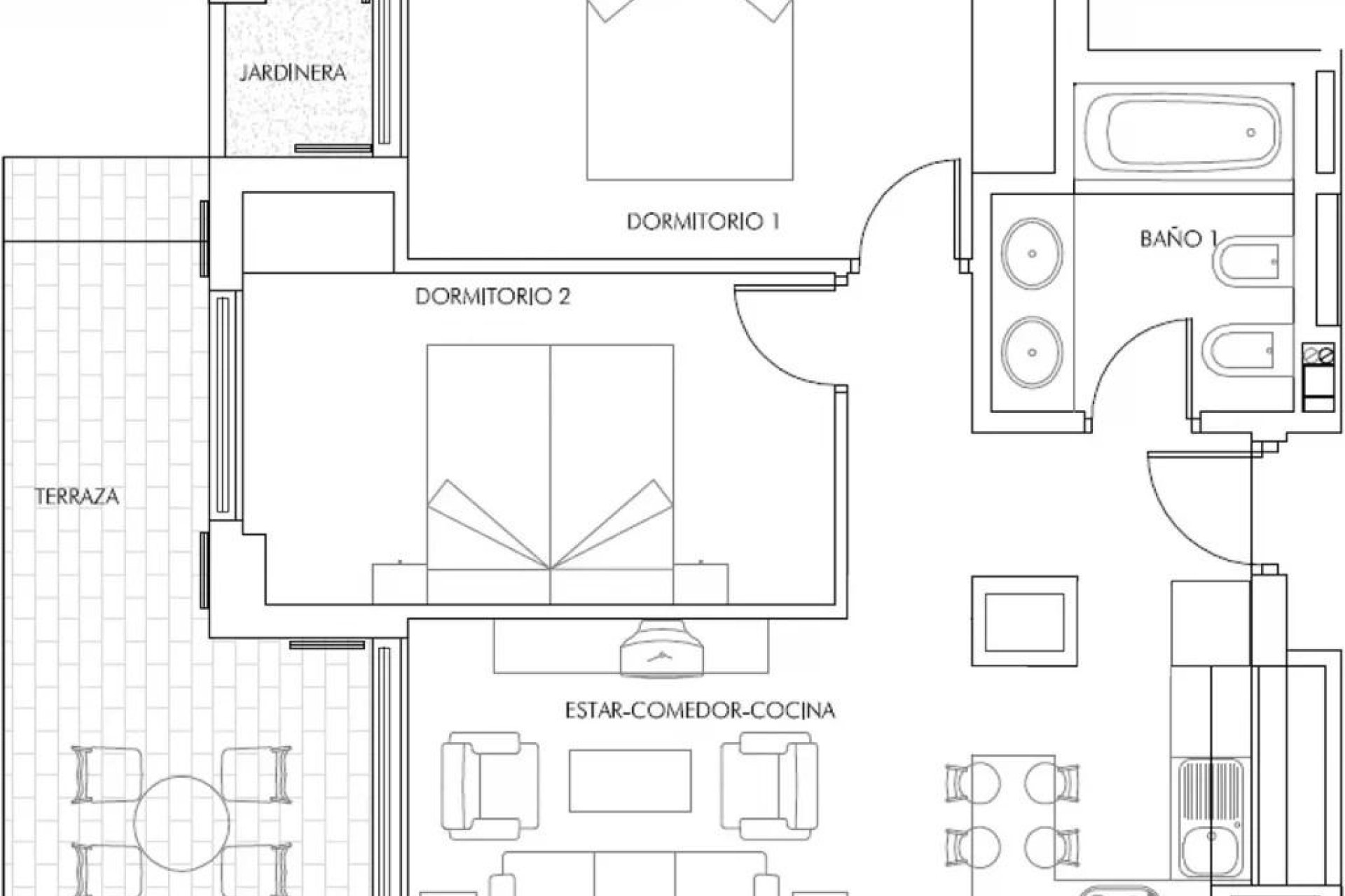 Nyproduktion - Apartment -
Vera - Puerto del Rey