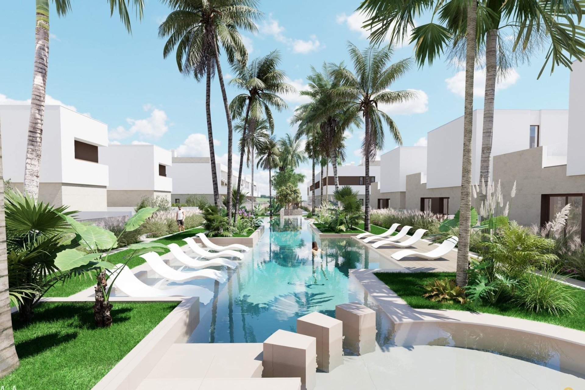 Nyproduktion - Bungalow -
Los Alcázares - Serena Golf