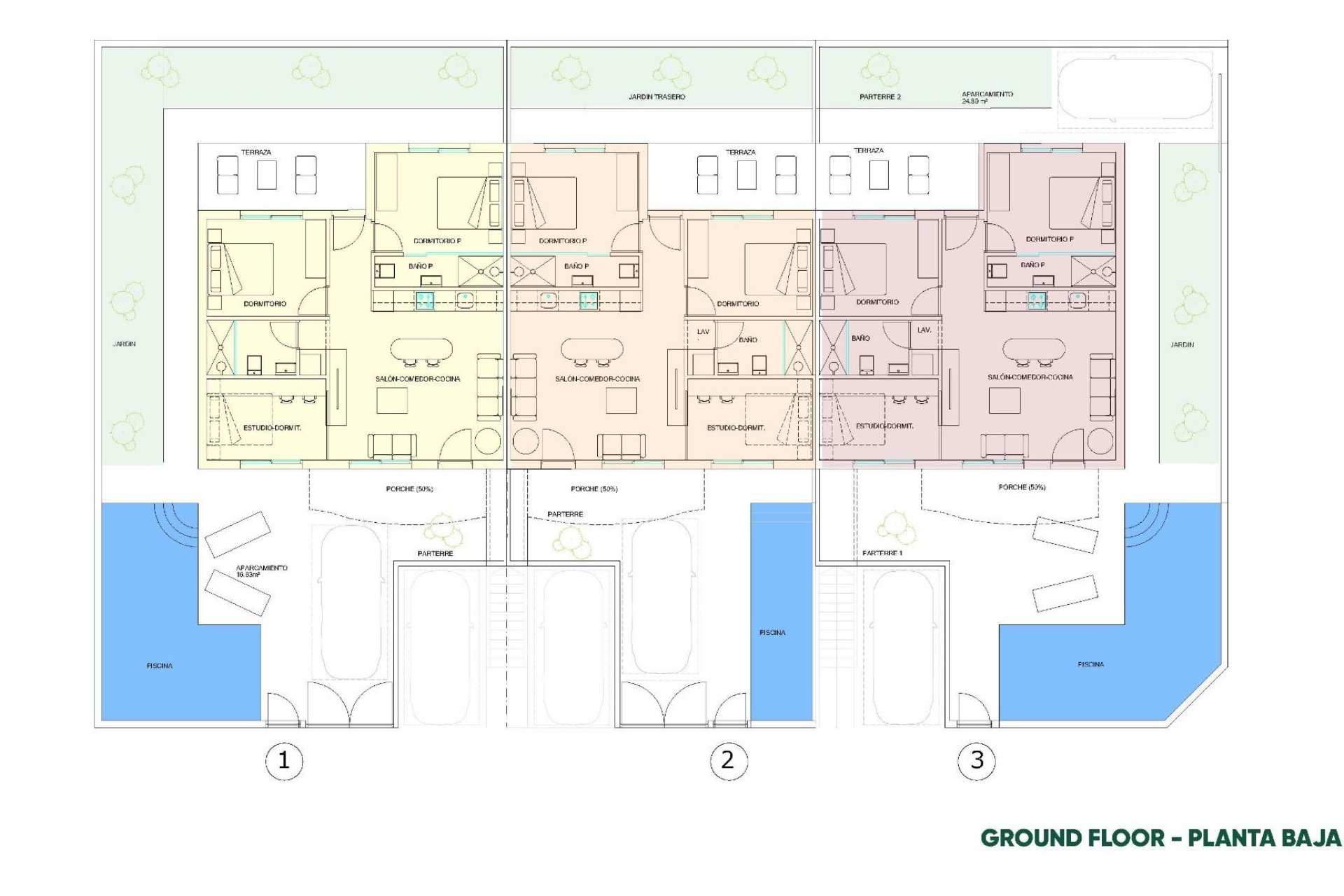 Nyproduktion - Bungalow -
Pilar de la Horadada - parques de Andromeda