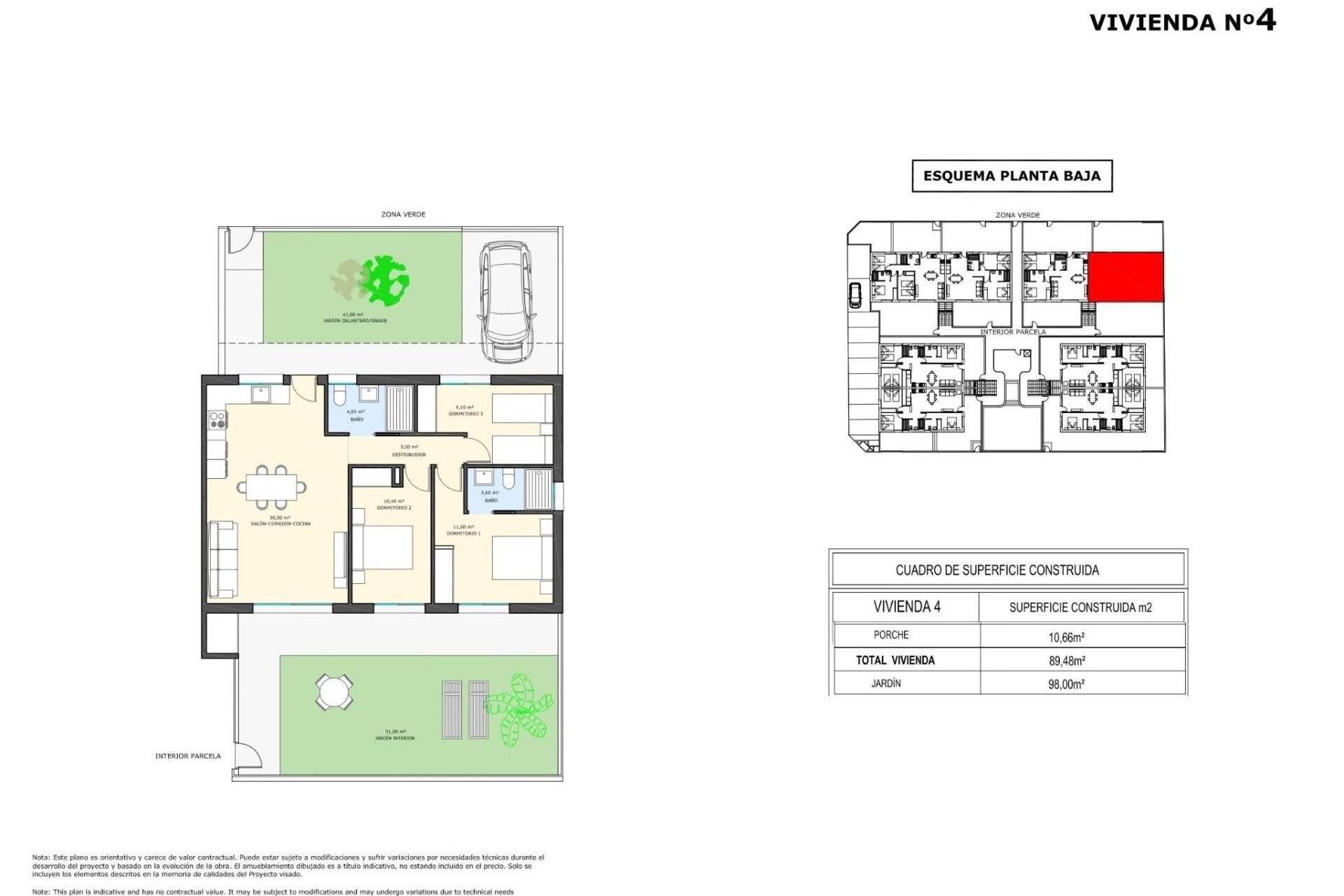Nyproduktion - Bungalow -
Pilar de la Horadada - pueblo