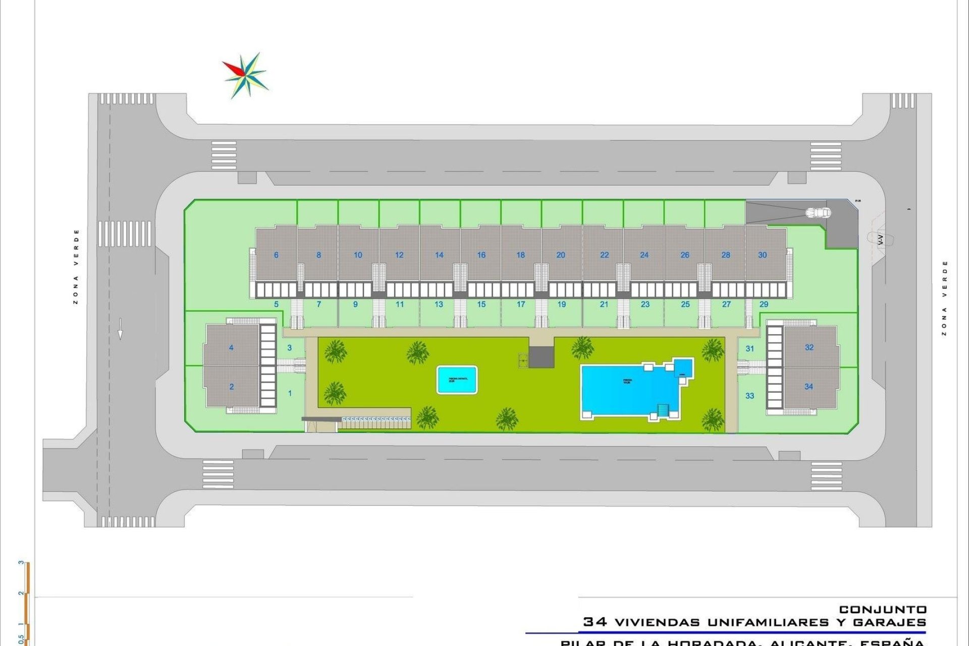 Nyproduktion - Bungalow -
Pilar de la Horadada - pueblo
