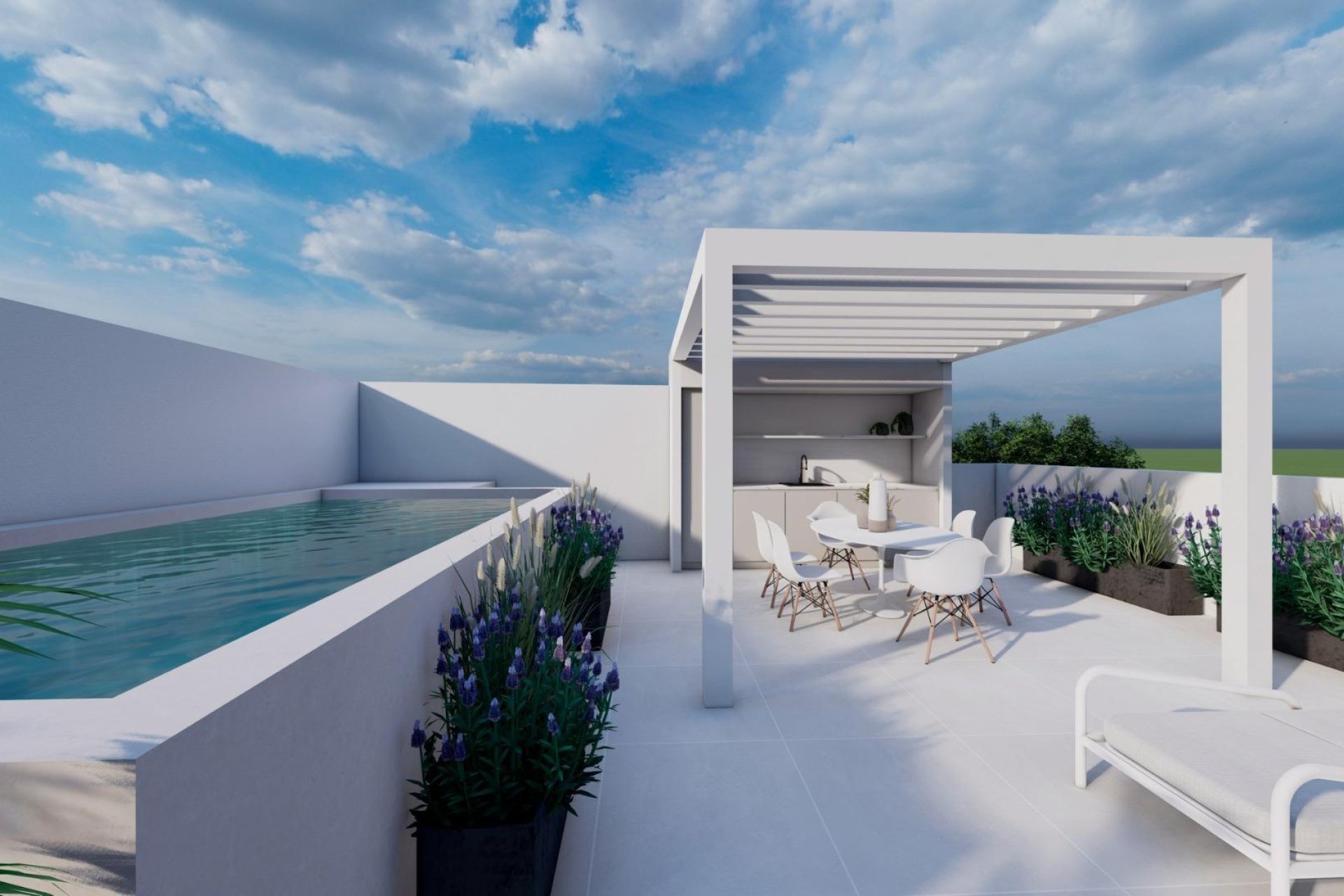 Nyproduktion - Bungalow -
Pilar de la Horadada - pueblo