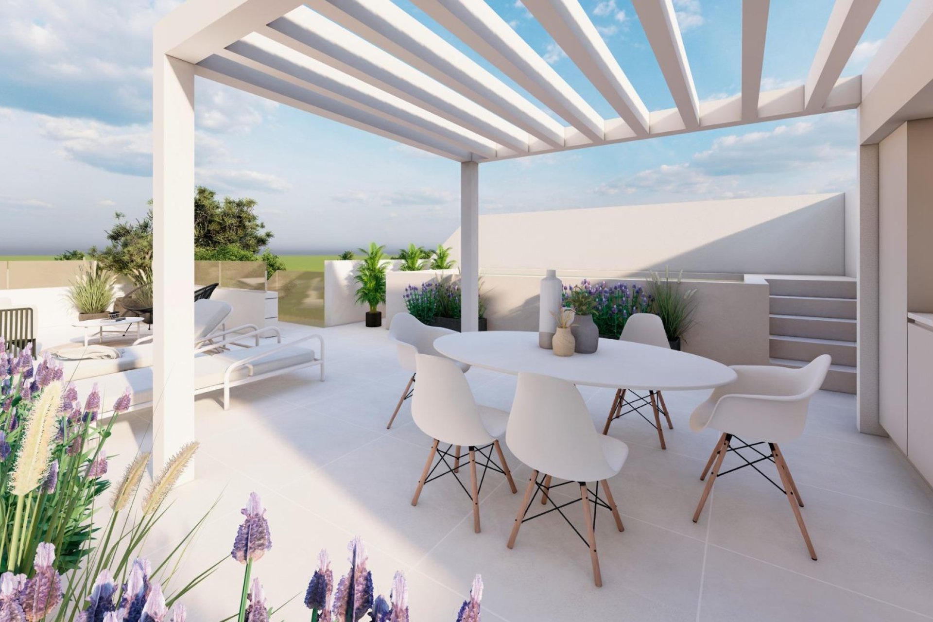 Nyproduktion - Bungalow -
Pilar de la Horadada - pueblo