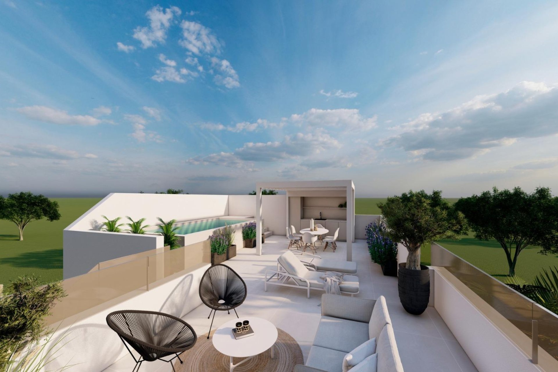 Nyproduktion - Bungalow -
Pilar de la Horadada - pueblo