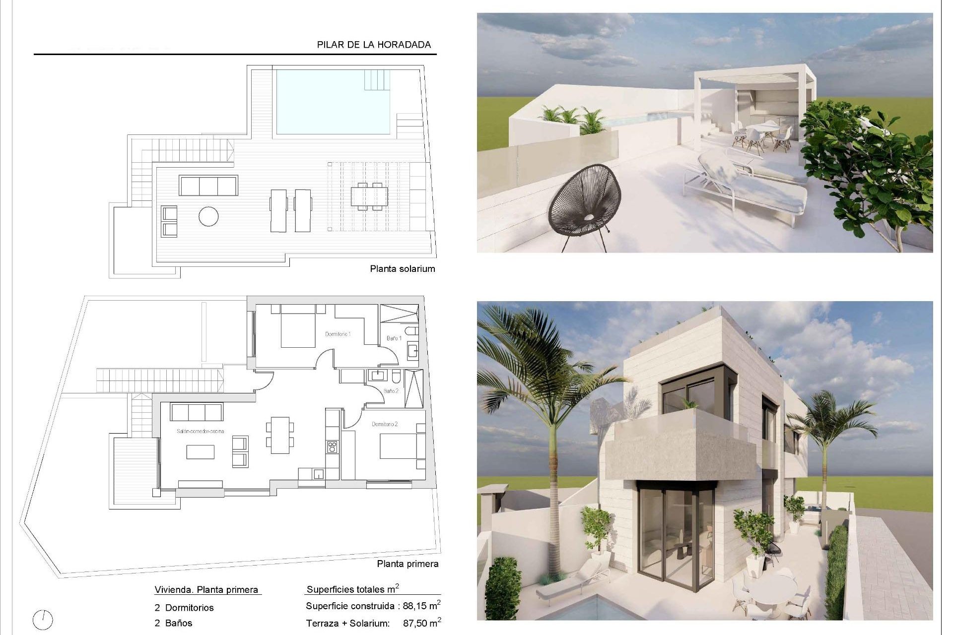 Nyproduktion - Bungalow -
Pilar de la Horadada - pueblo
