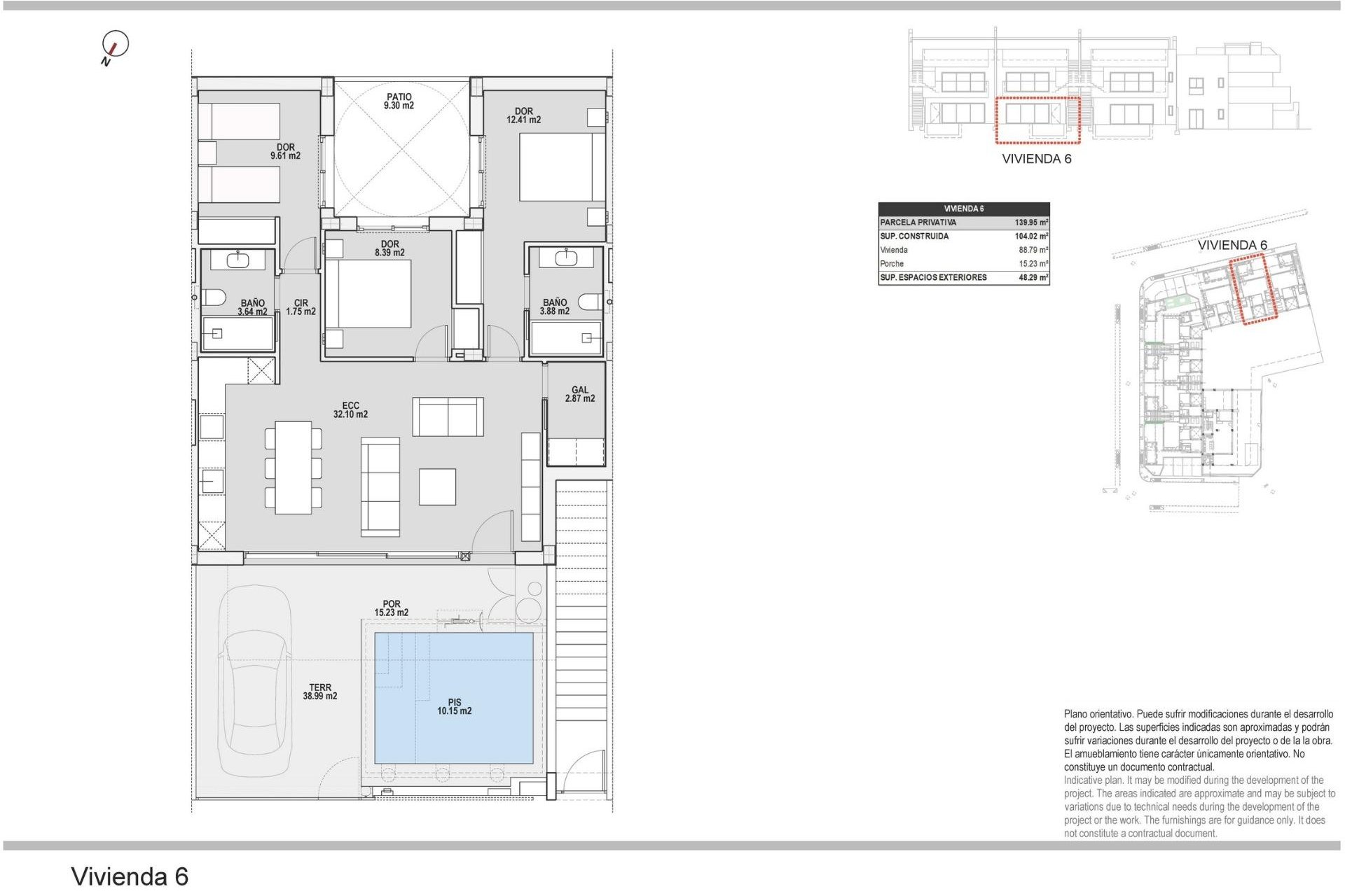 Nyproduktion - Bungalow -
Pilar de la Horadada - pueblo