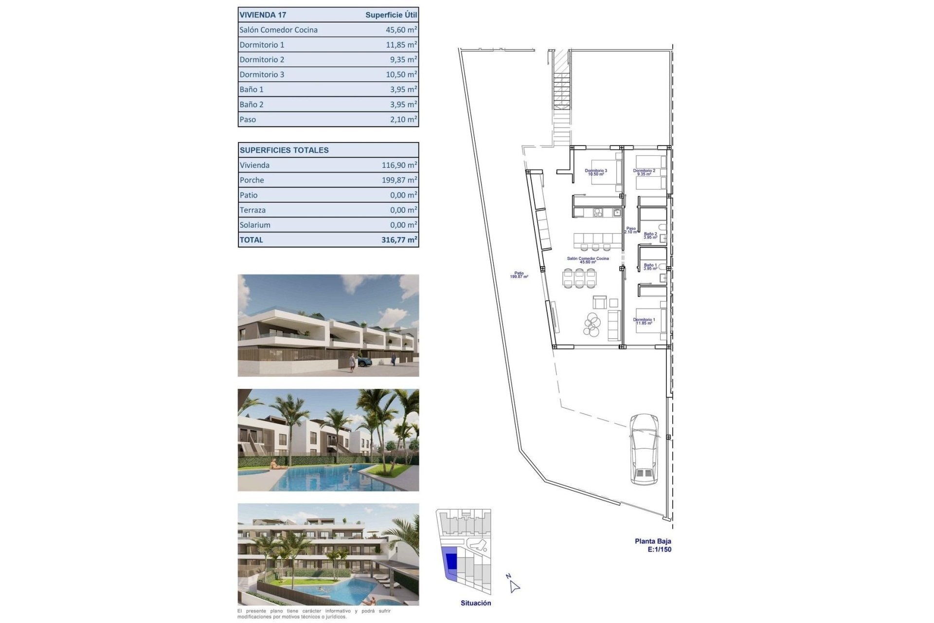 Nyproduktion - Bungalow -
Pilar de la Horadada - pueblo