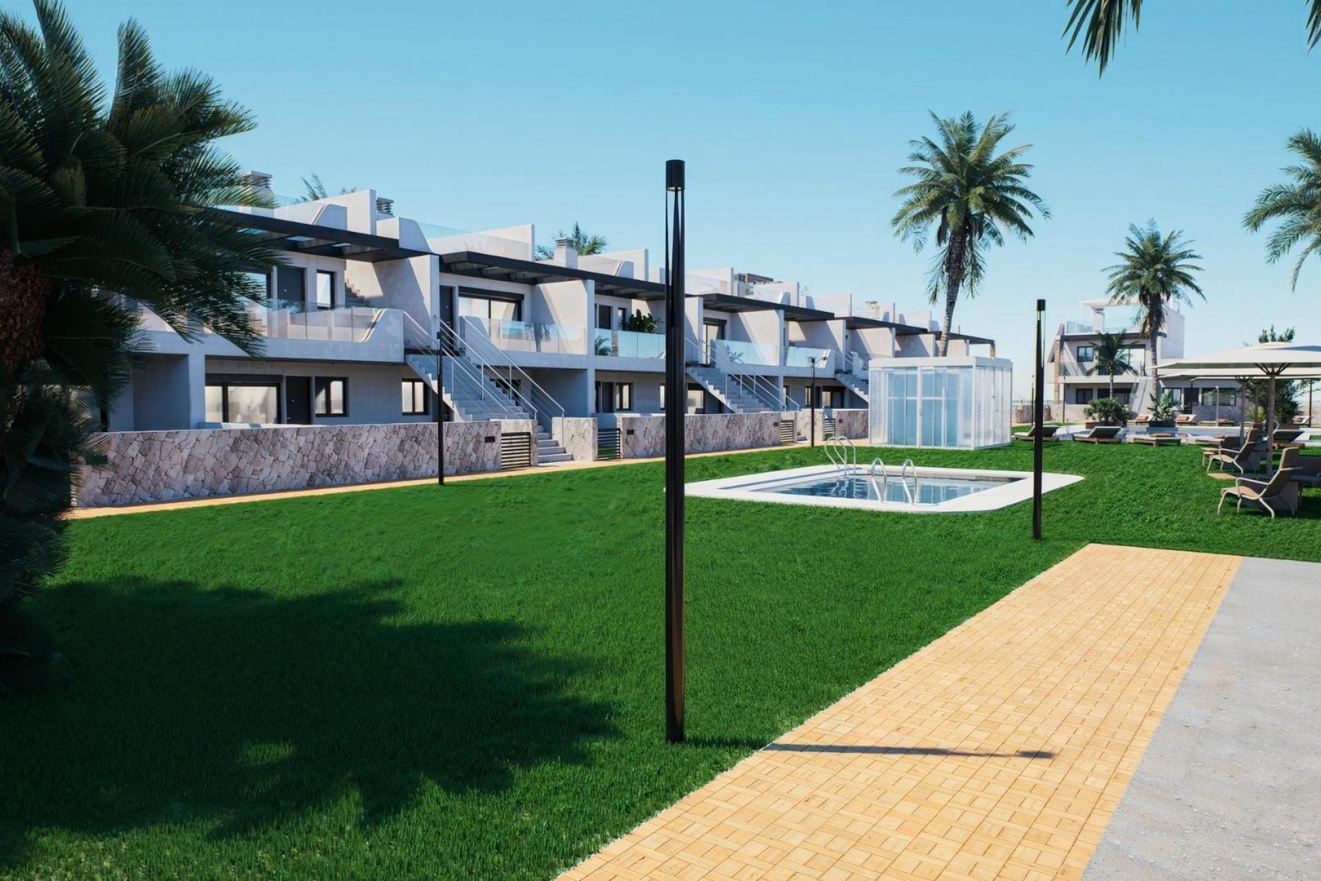 Nyproduktion - Bungalow -
Pilar de la Horadada - pueblo