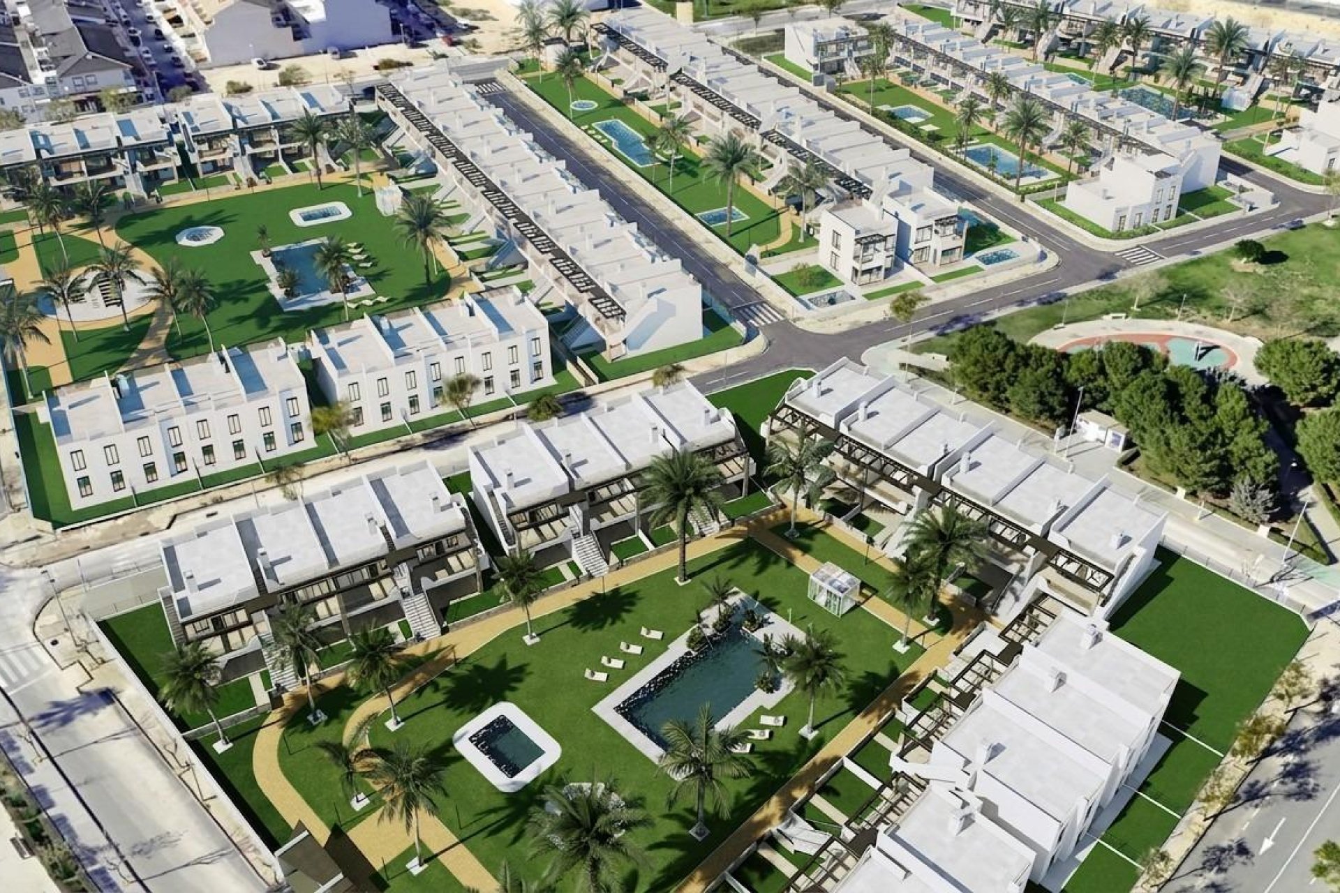 Nyproduktion - Bungalow -
Pilar de la Horadada - pueblo