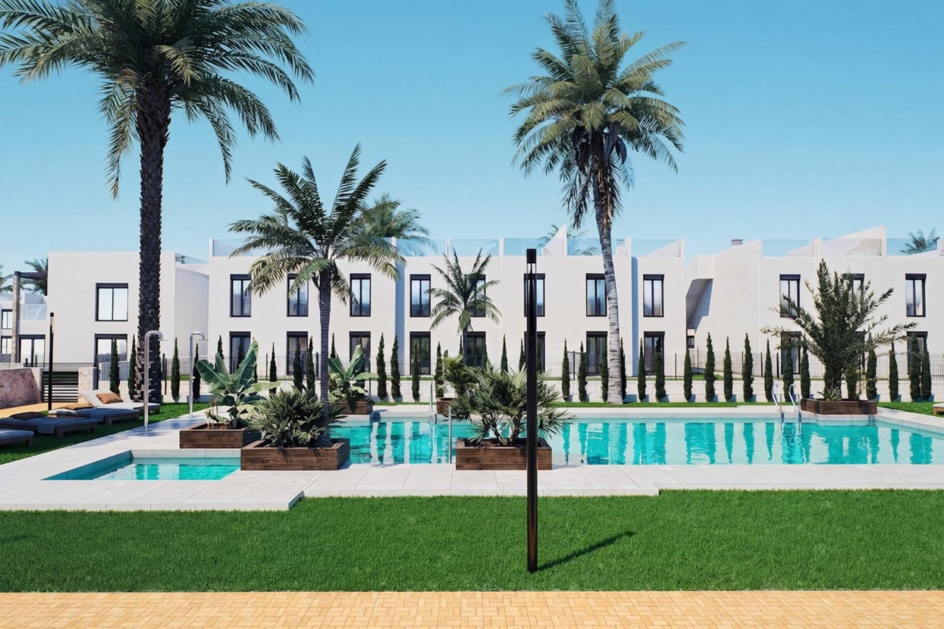 Nyproduktion - Bungalow -
Pilar de la Horadada - pueblo