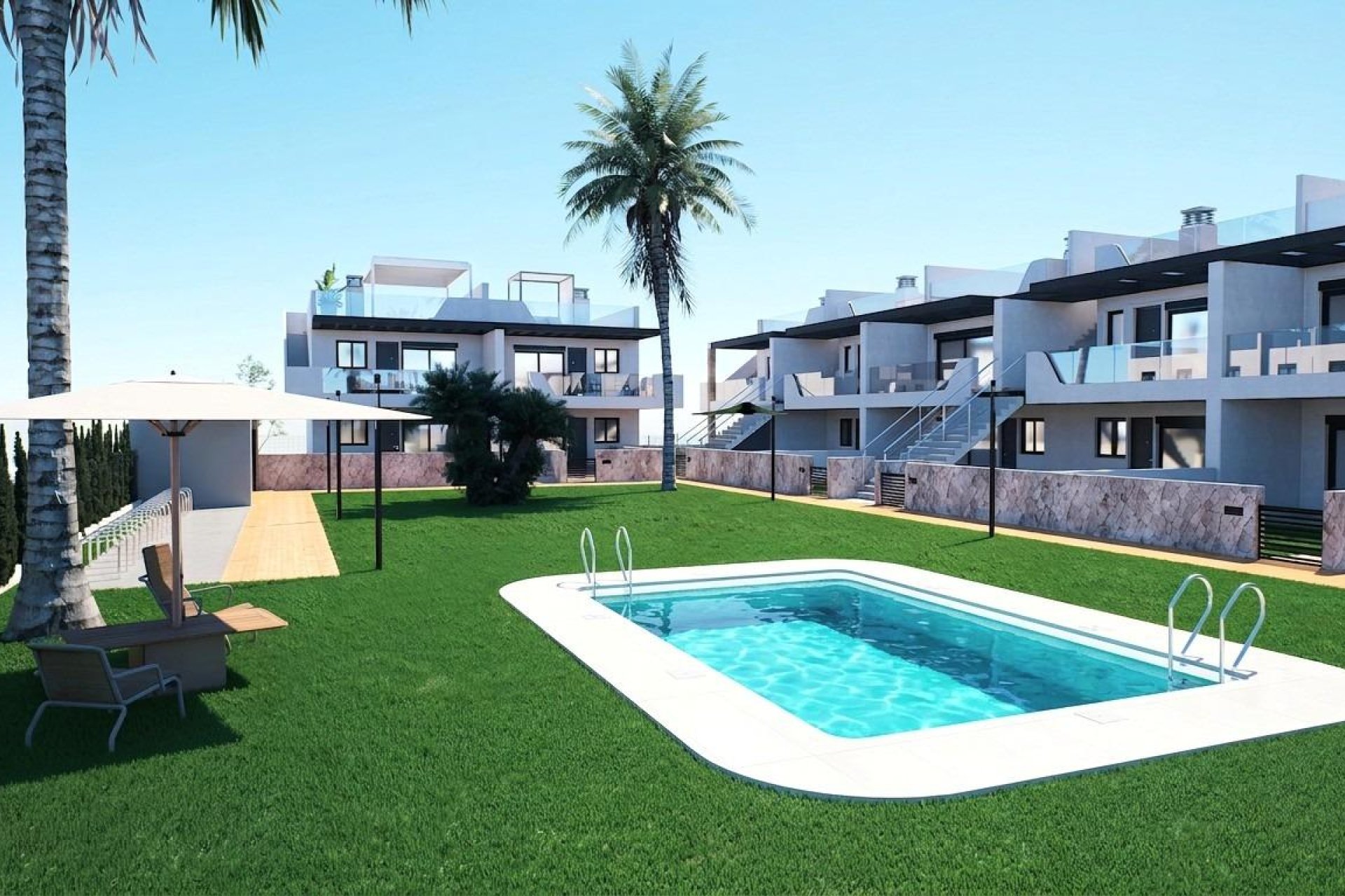 Nyproduktion - Bungalow -
Pilar de la Horadada - pueblo