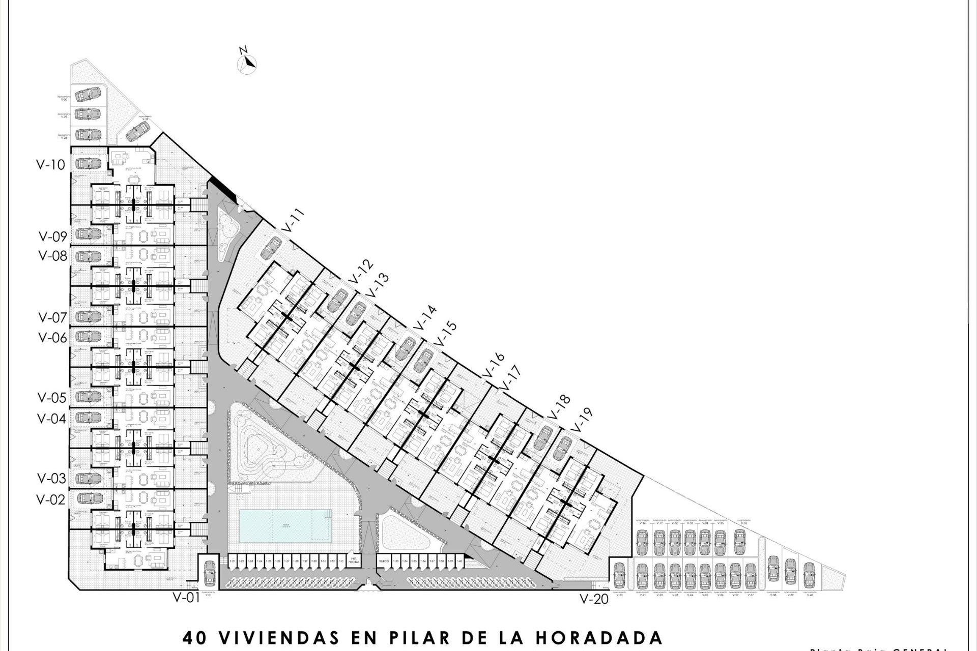 Nyproduktion - Bungalow -
Pilar de la Horadada - pueblo