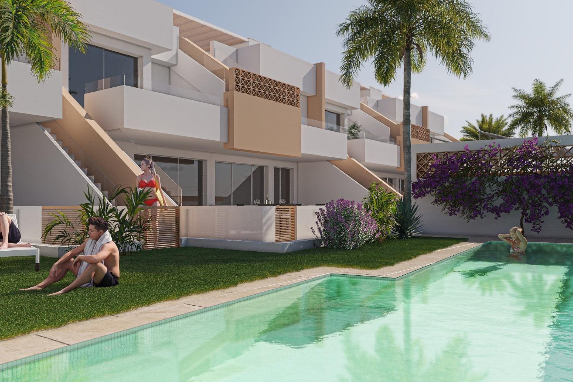 Nyproduktion - Bungalow -
Pilar de la Horadada - pueblo