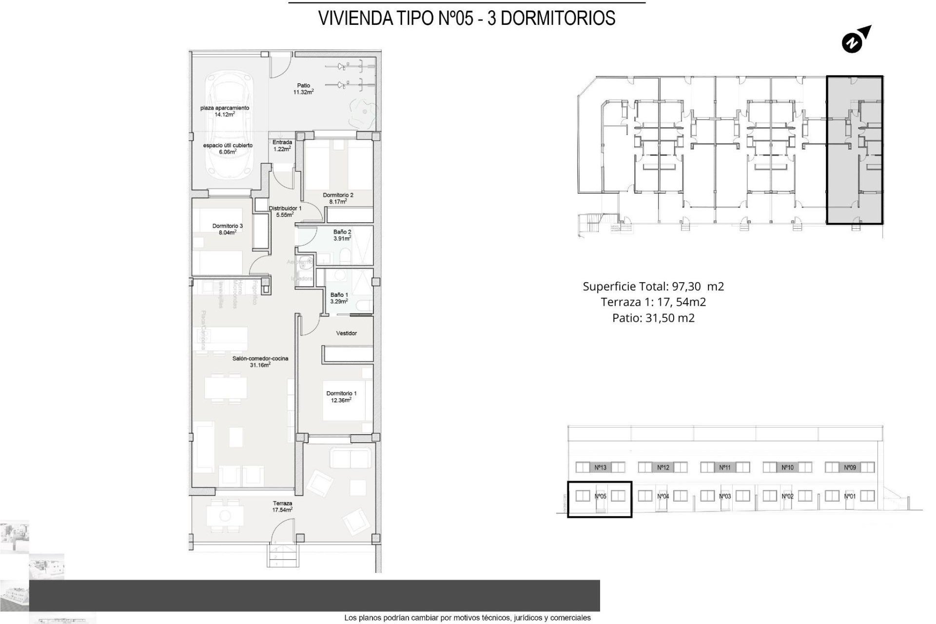 Nyproduktion - Bungalow -
Pilar de la Horadada - pueblo