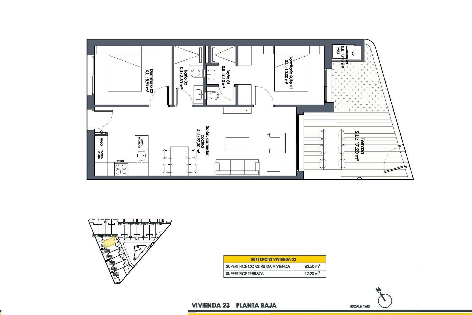 Nyproduktion - Bungalow -
San Fulgencio - Pueblo