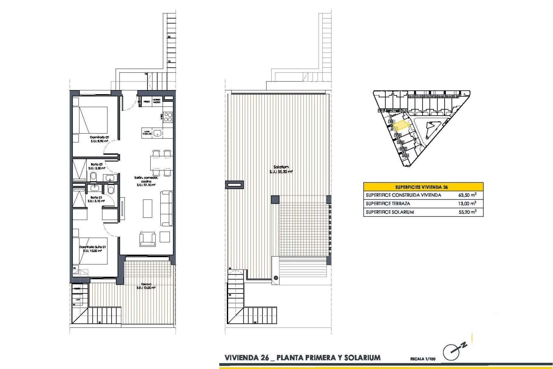 Nyproduktion - Bungalow -
San Fulgencio - Pueblo