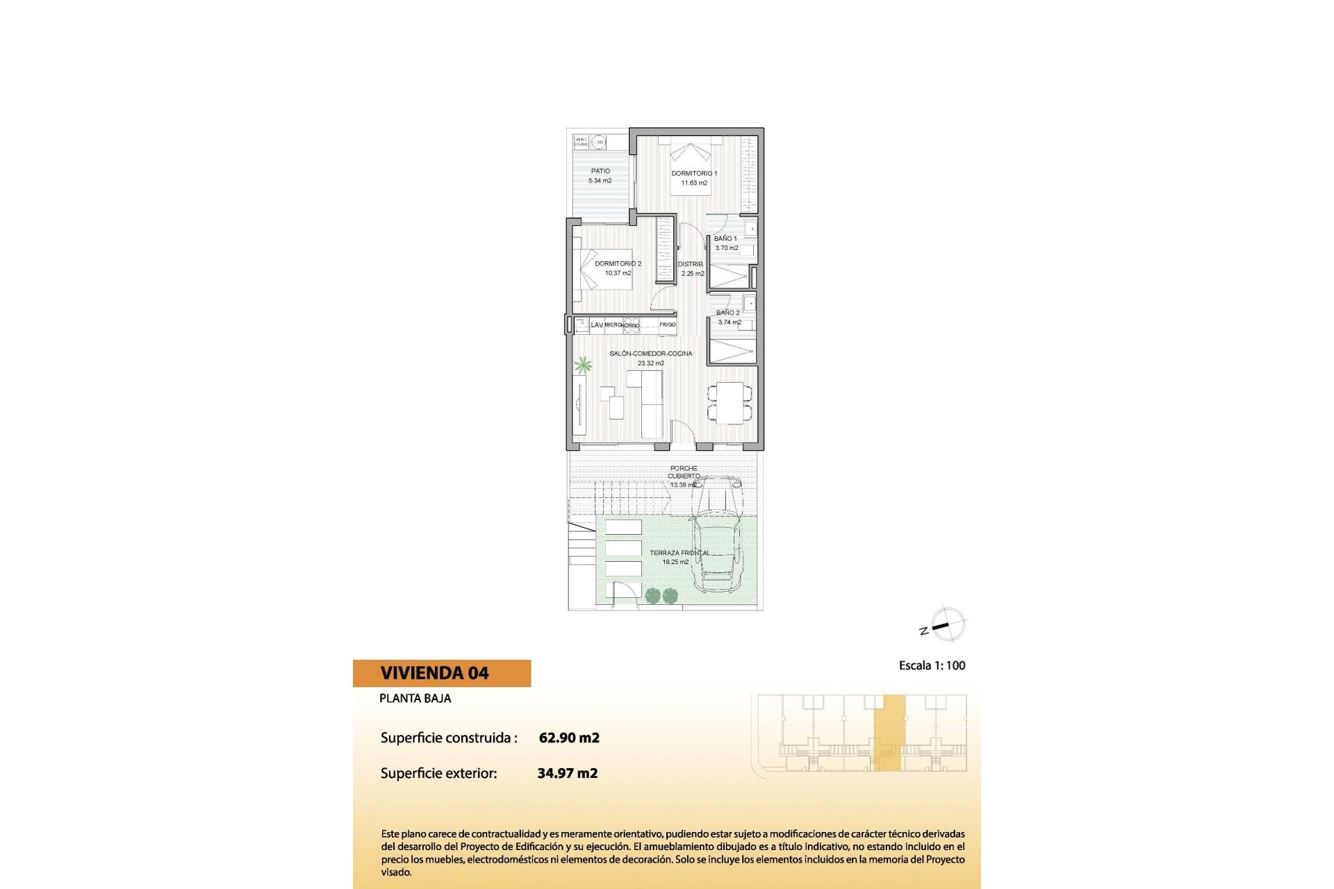 Nyproduktion - Bungalow -
San Pedro del Pinatar - El Salero