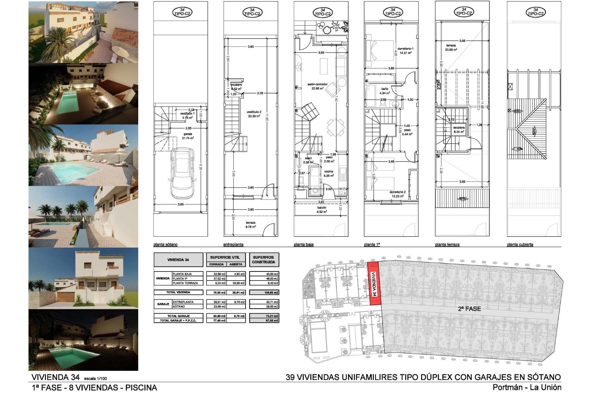 Nyproduktion - Radhus -
La Union - centro