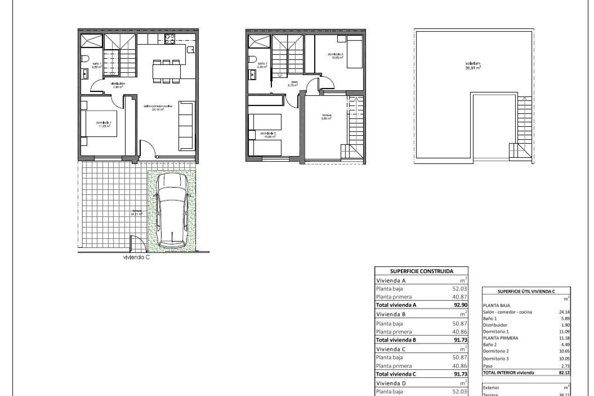 Nyproduktion - Radhus -
Pilar de la Horadada - Barrio los Segundas