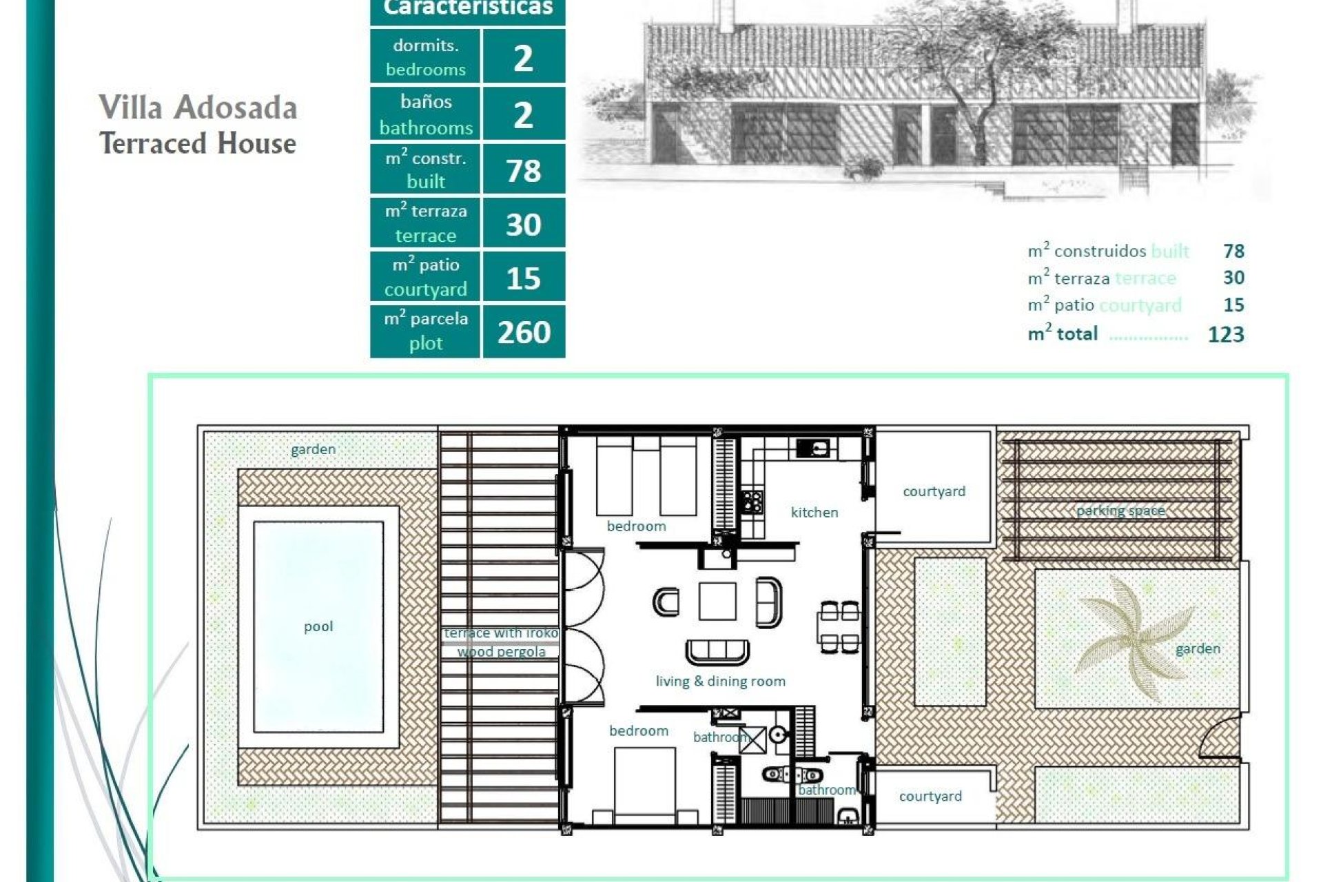 Nyproduktion - Radhus -
Sucina - Peraleja Golf