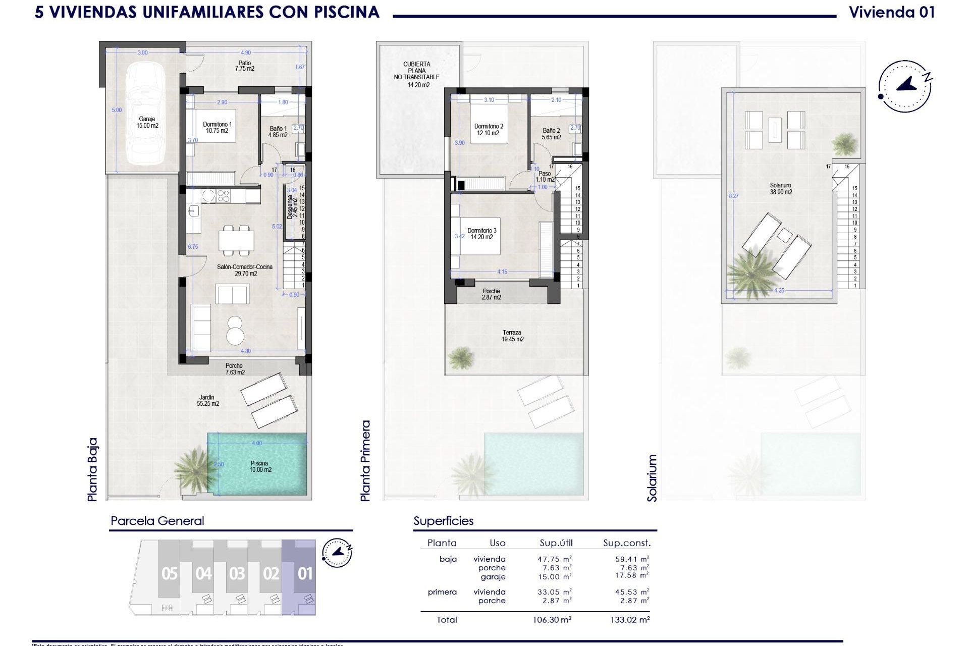 Nyproduktion - Semi detached -
San Pedro del Pinatar - Polideportivo