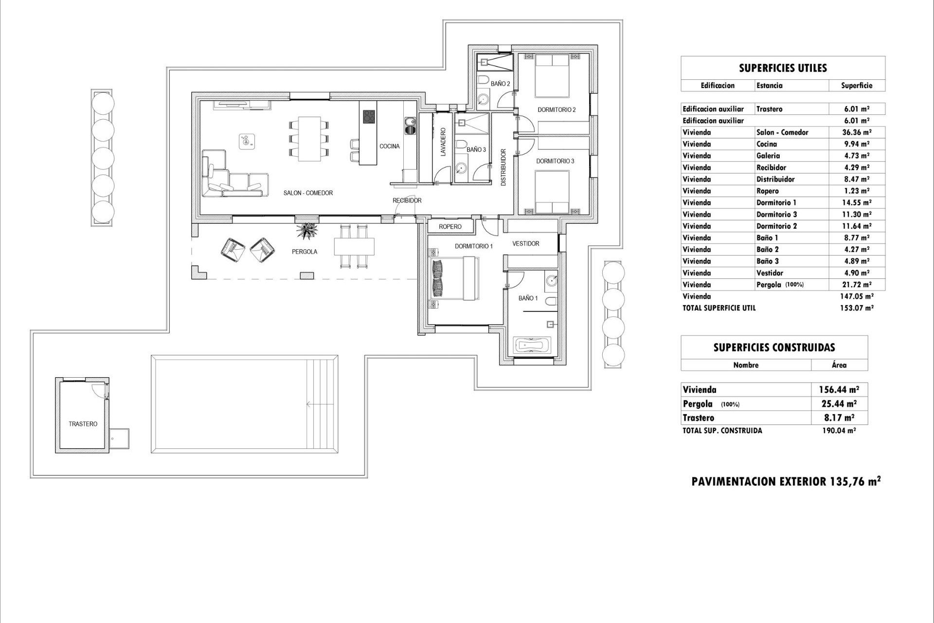 Nyproduktion - Villa -
Aspe - Poligono 19