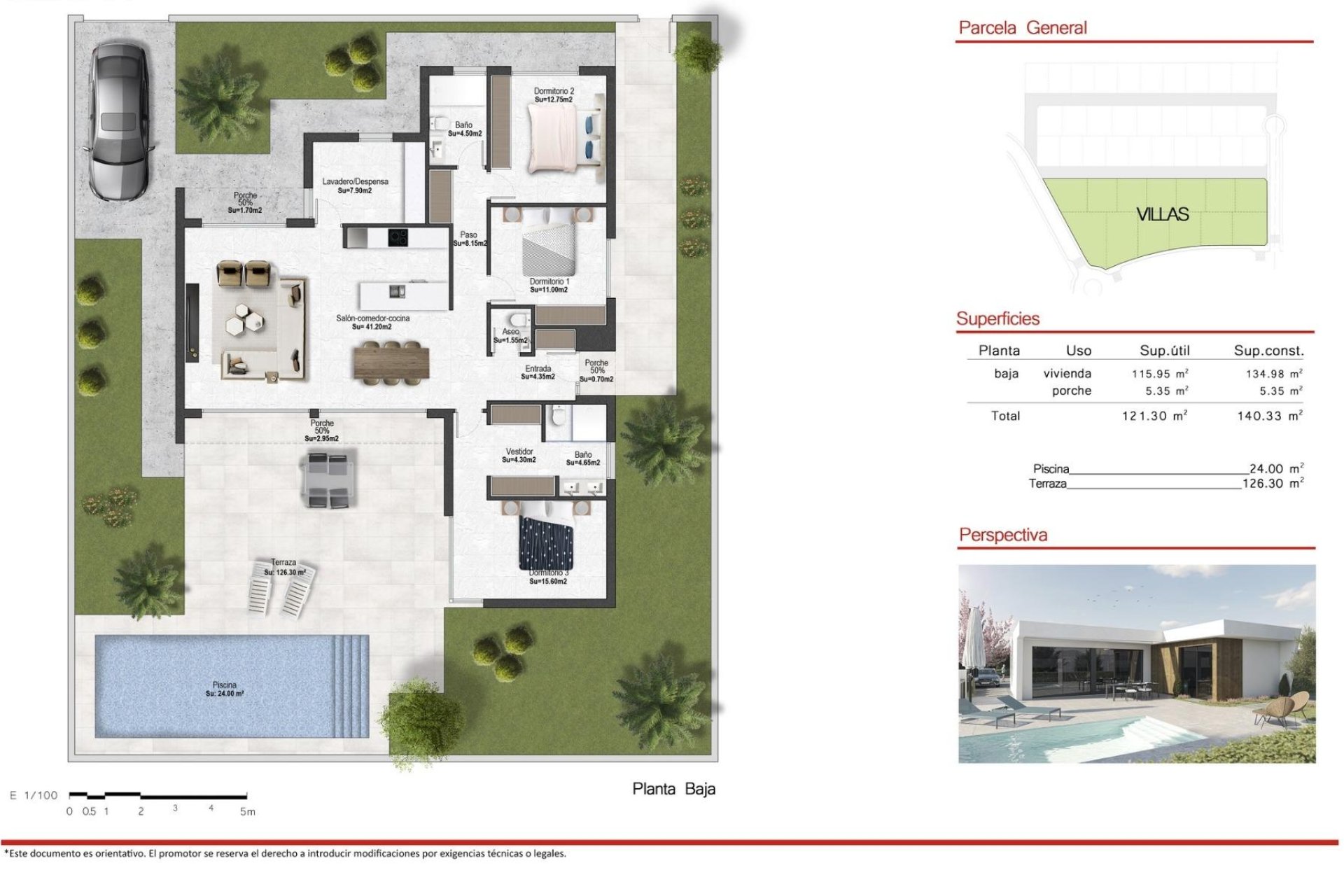 Nyproduktion - Villa -
Banos y Mendigo - Altaona Golf