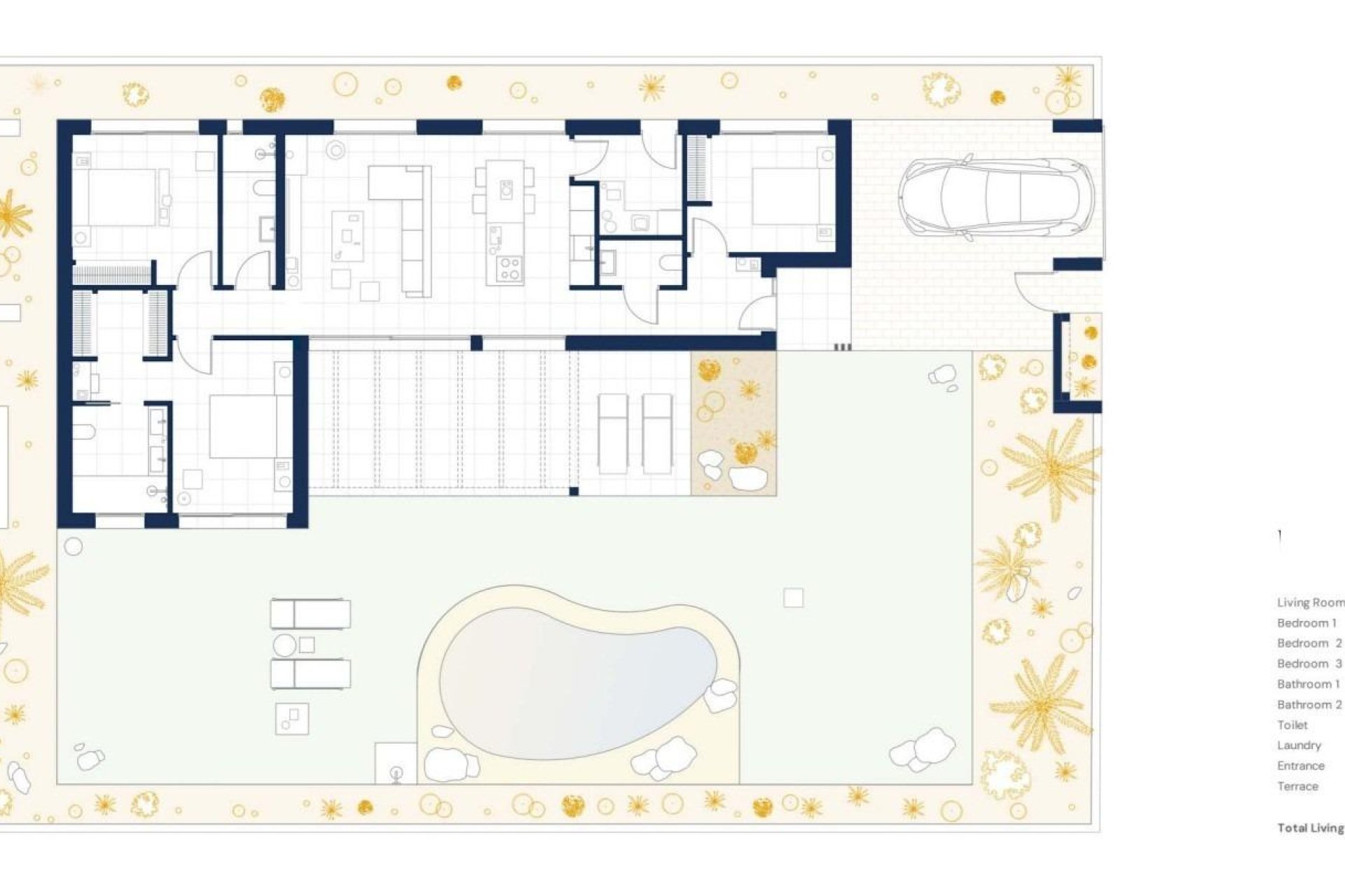 Nyproduktion - Villa -
Banos y Mendigo - Altaona Golf
