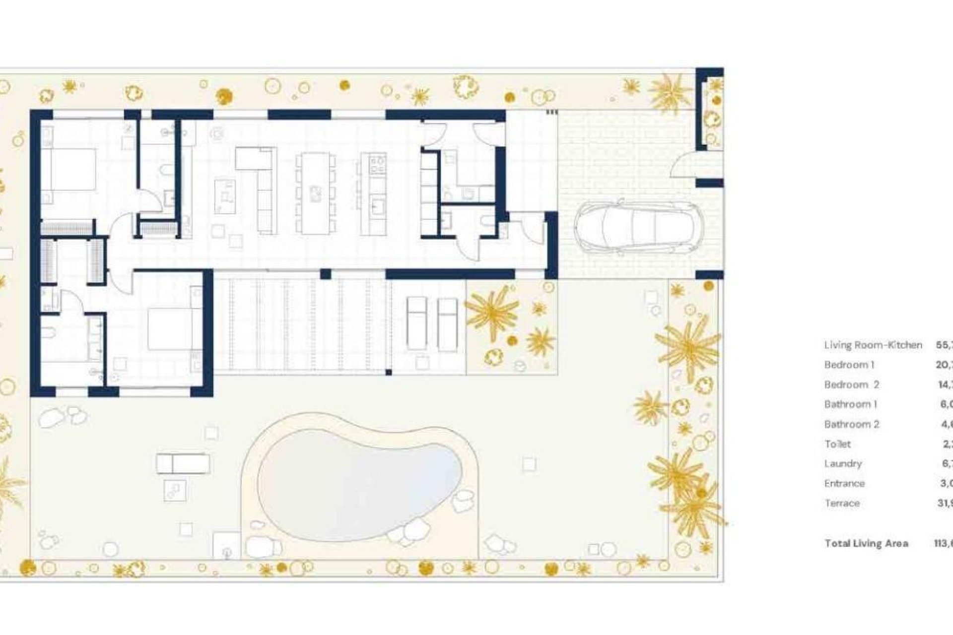 Nyproduktion - Villa -
Banos y Mendigo - Altaona Golf